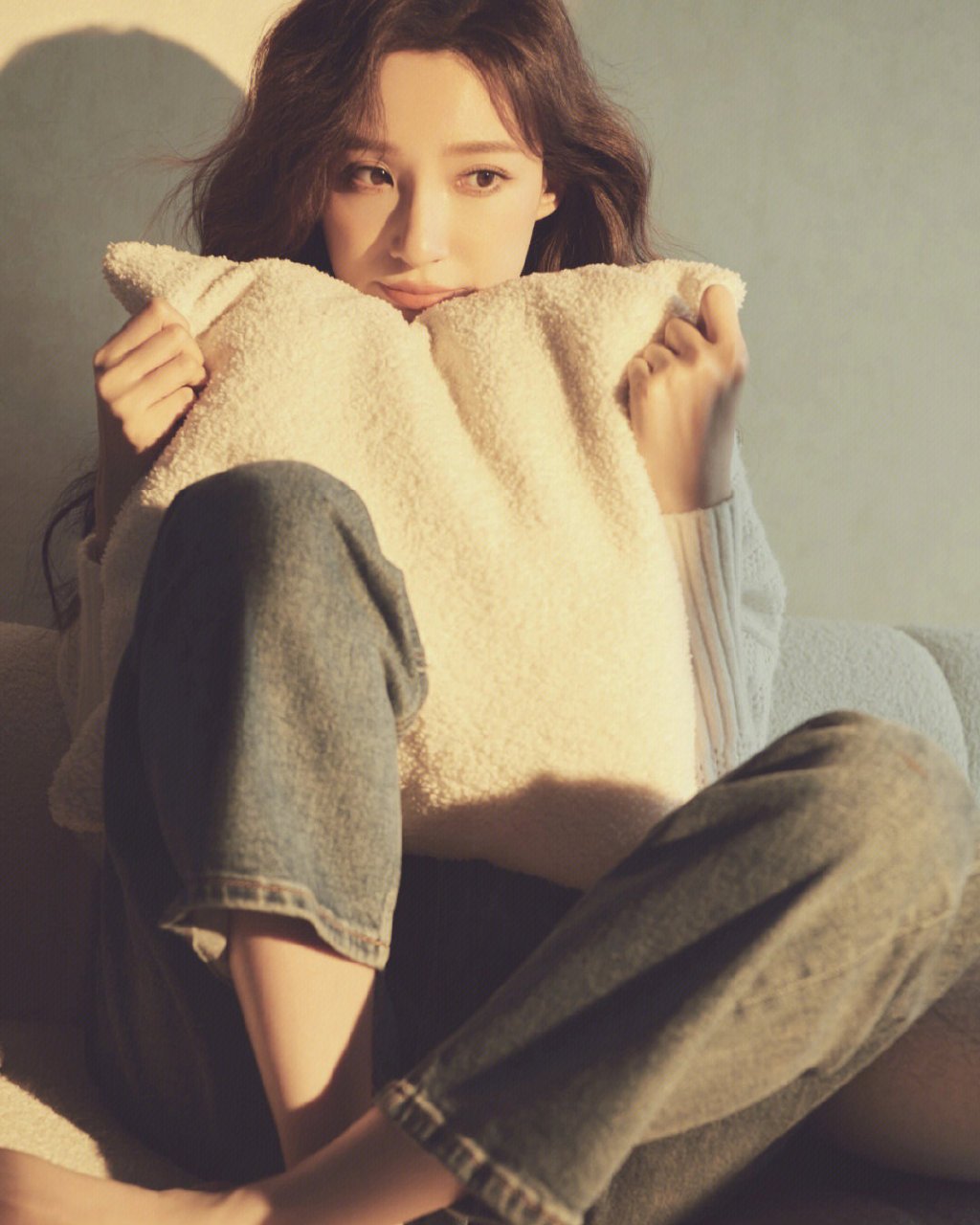 图片为马凡舒秋日女友氛围感写真