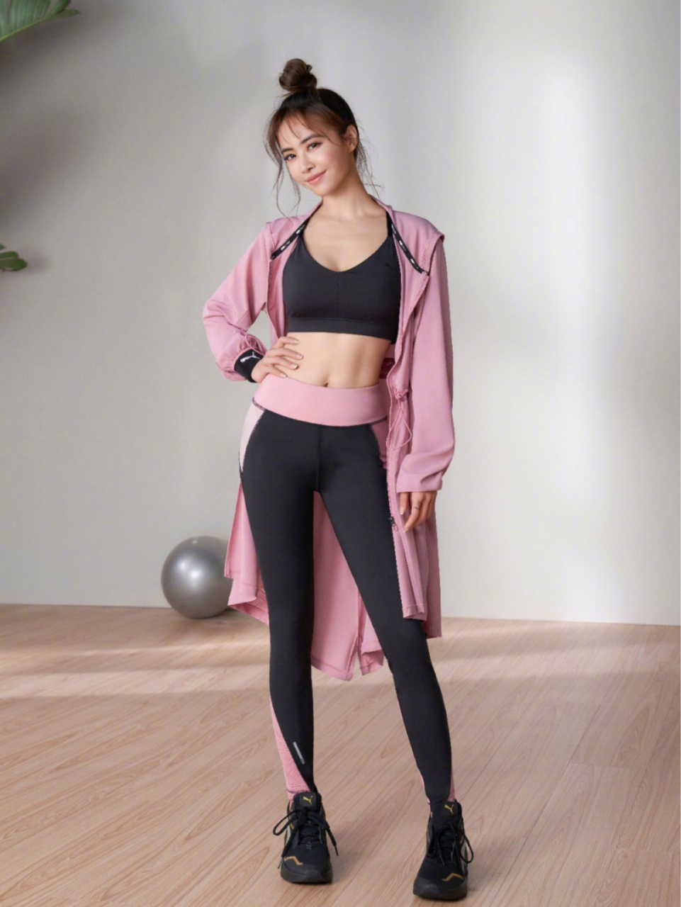 蔡依林晒健身照