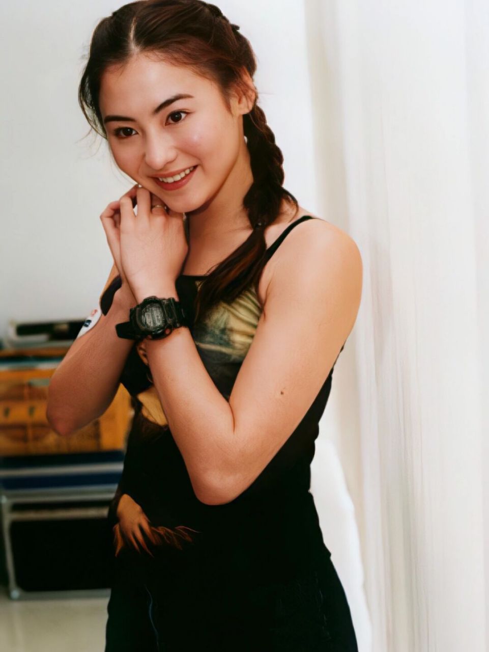 张柏芝少女时代旧照