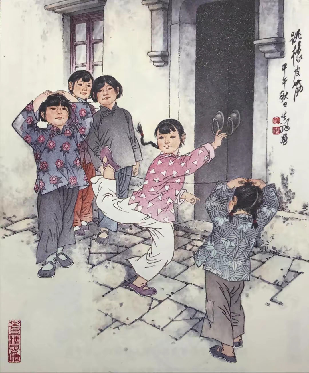 范生福彩色工笔组画《画说老上海》作品欣赏(二)