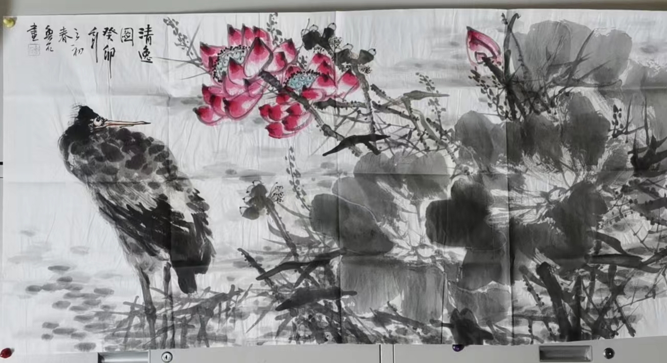 著名画家鲁石教授作品欣赏