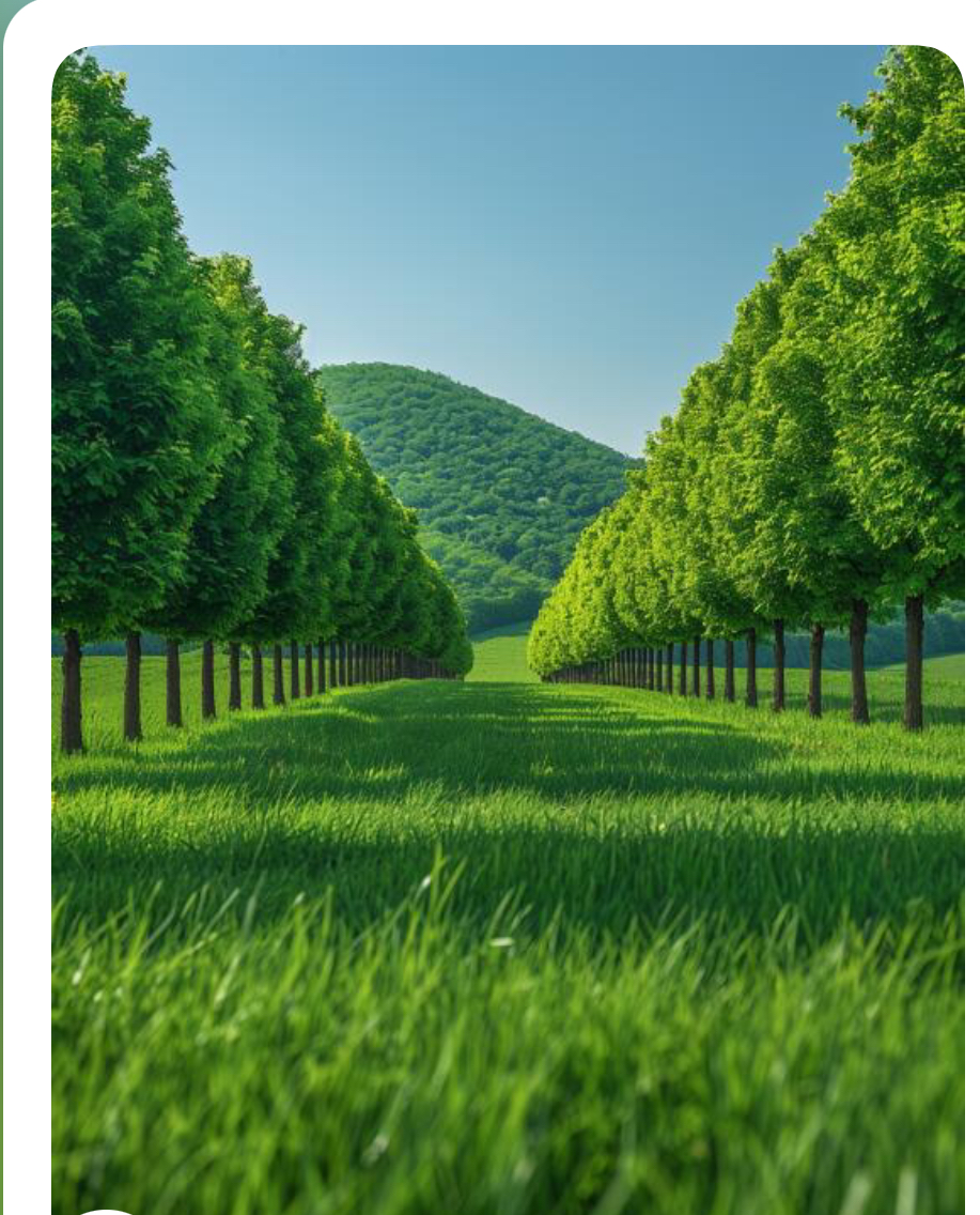 绿油油的麦子抽穗,树叶萌出一片片绿芽,好似在大地与天空中飘荡两片宽