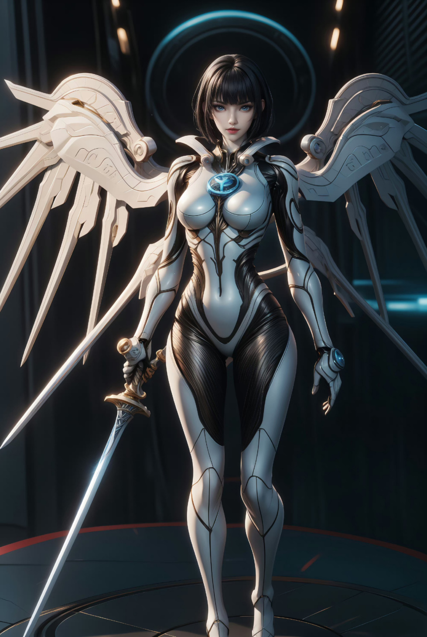 国漫女神# 机甲美女姬青