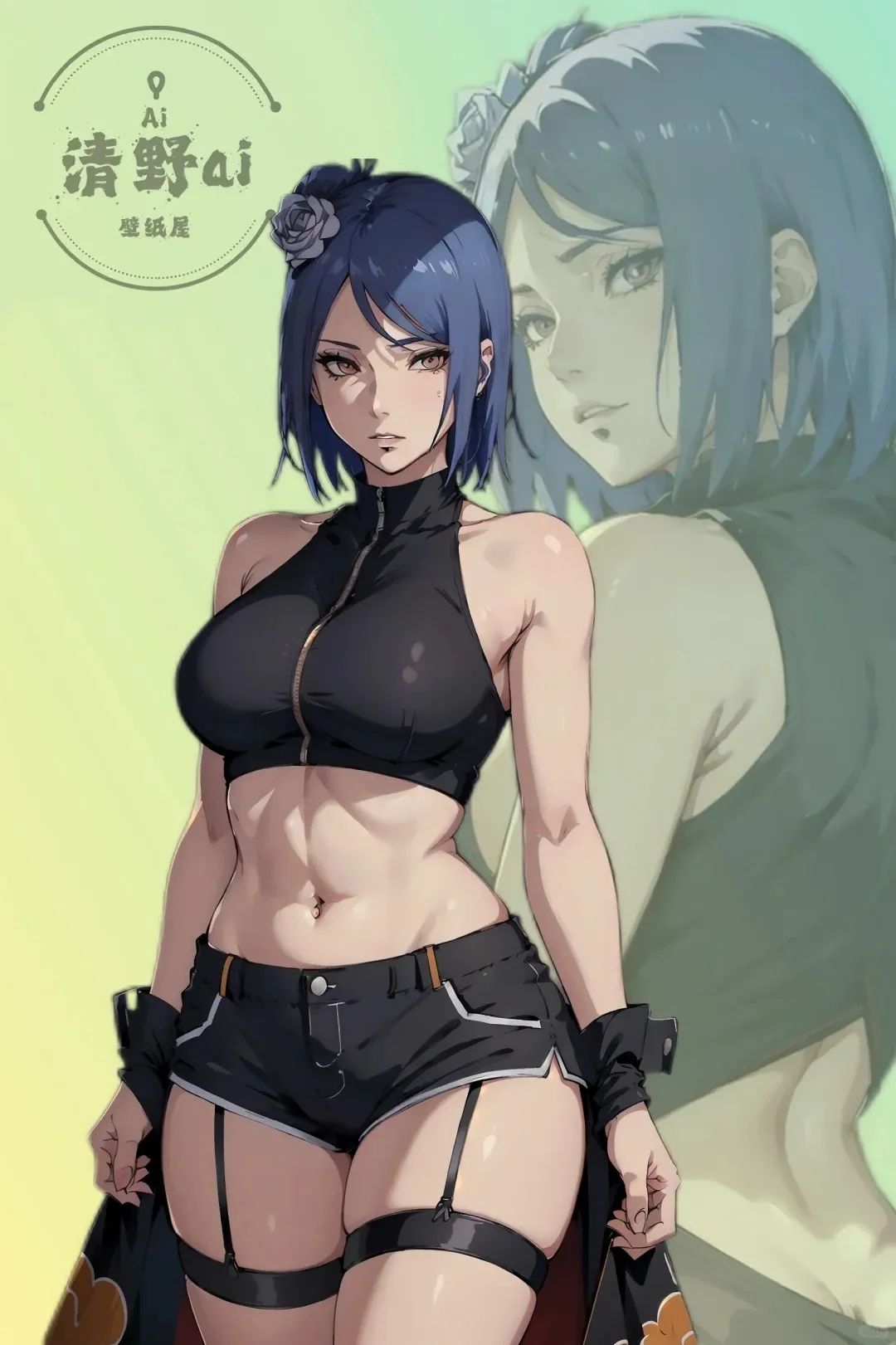 火影忍者,魅力小南,这身材简直太迷人了