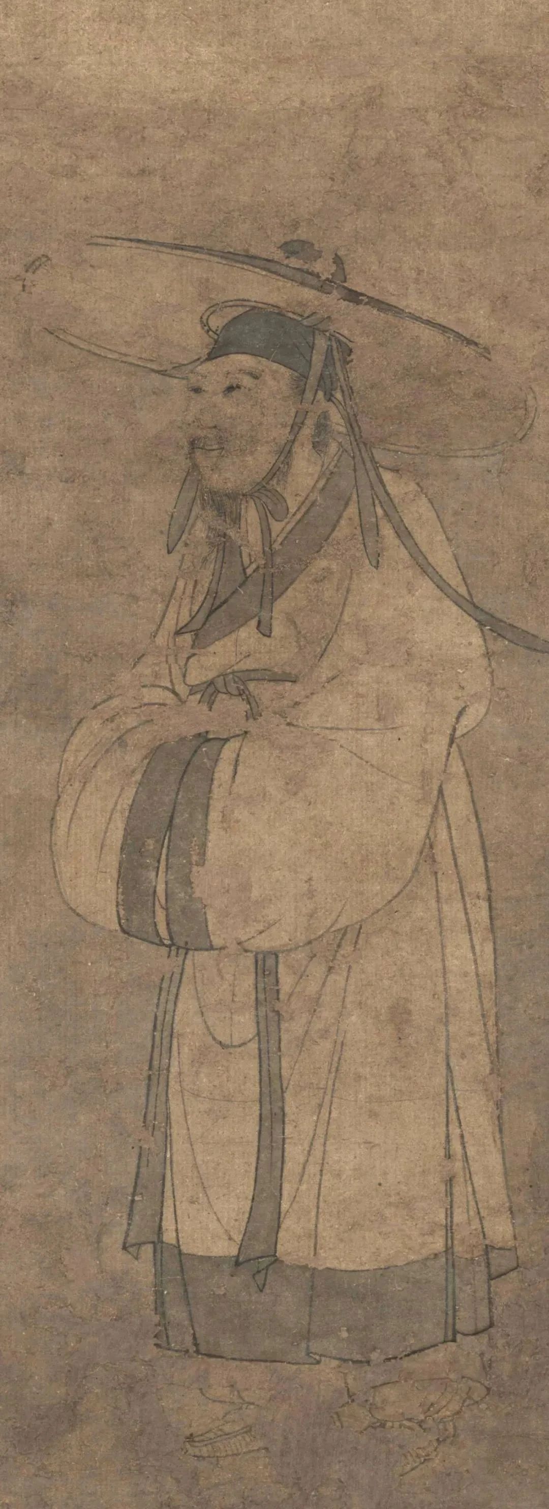 元《杜甫像》北京故宫博物院藏