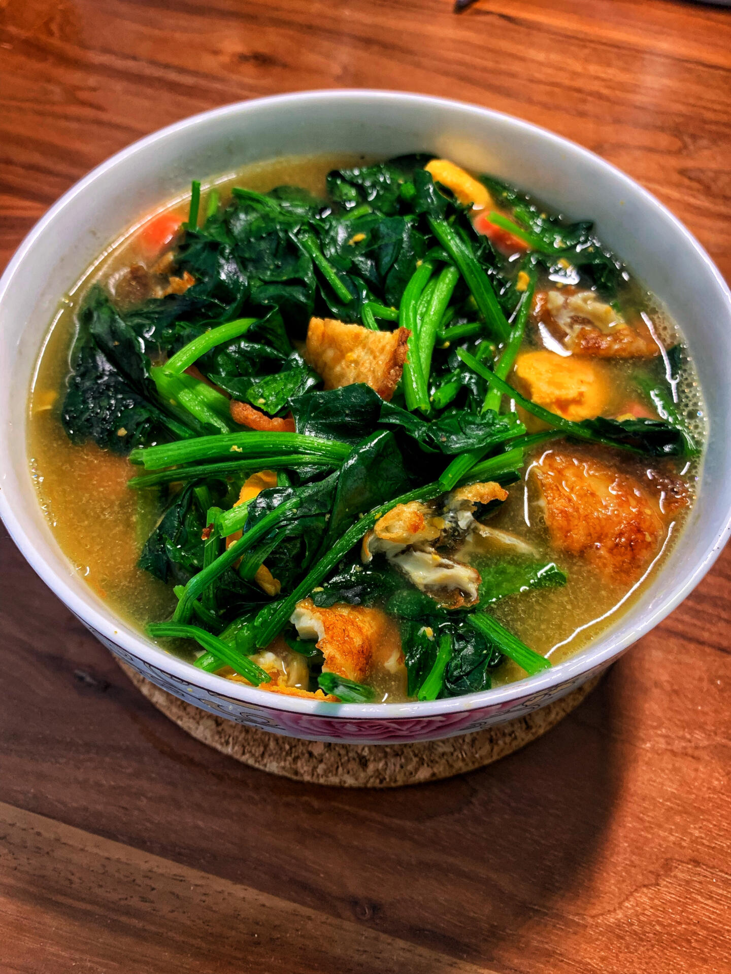 天热没胃口?一碗菠菜蛋花汤,鲜掉眉毛,5分钟就能搞定!