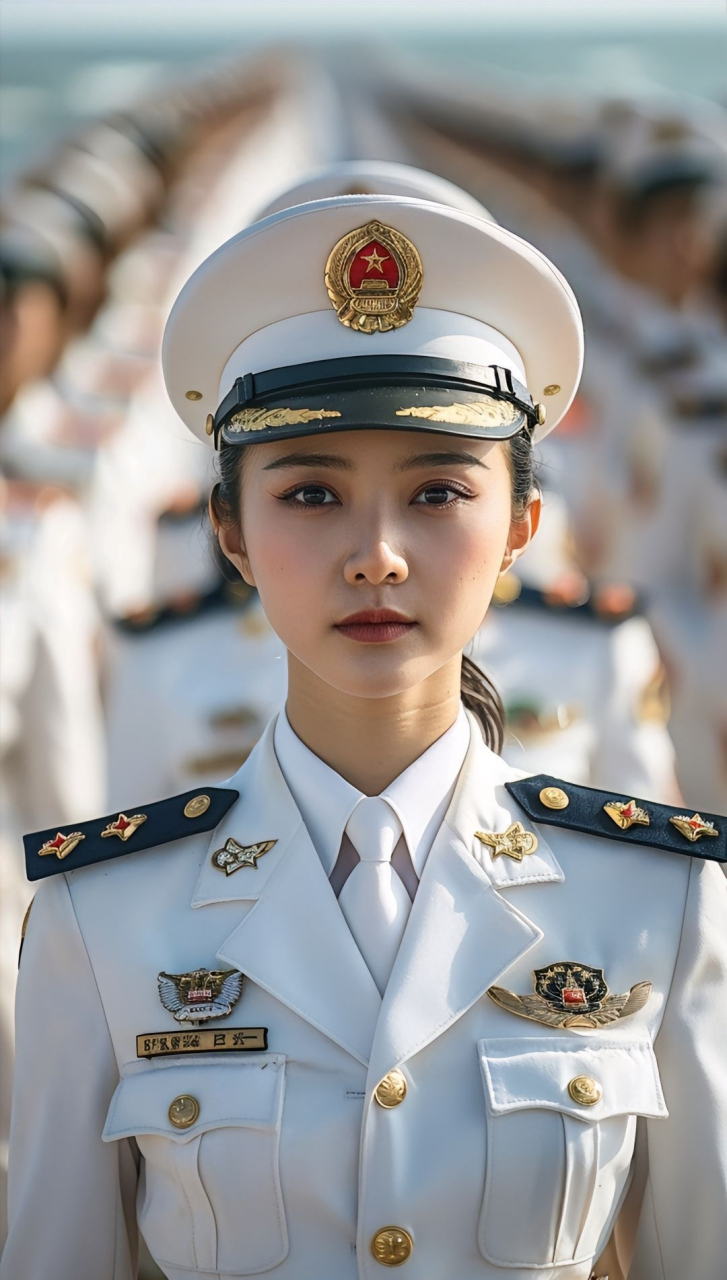 最美女兵,又美又飒