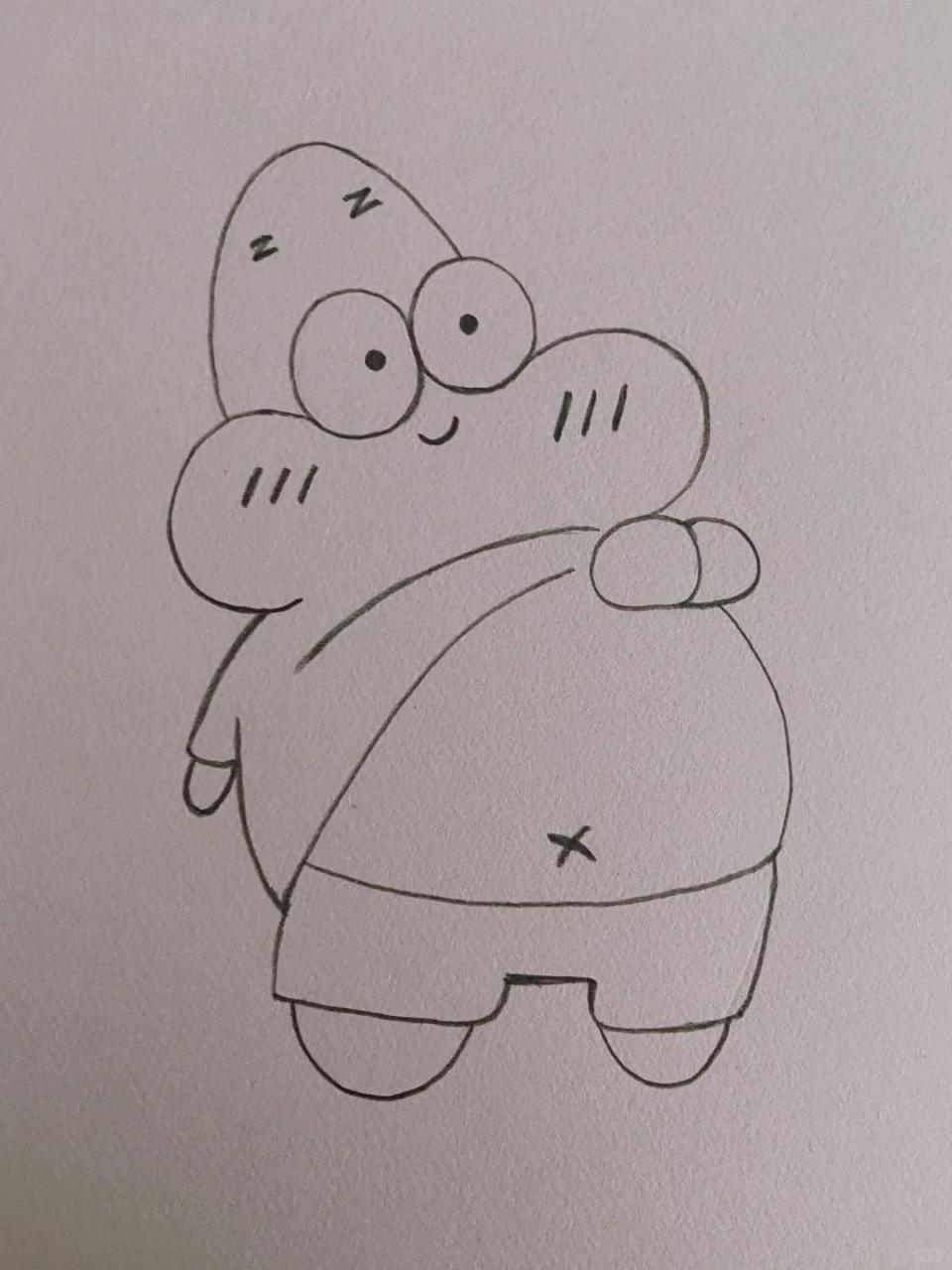 简笔画打卡day119 派大星