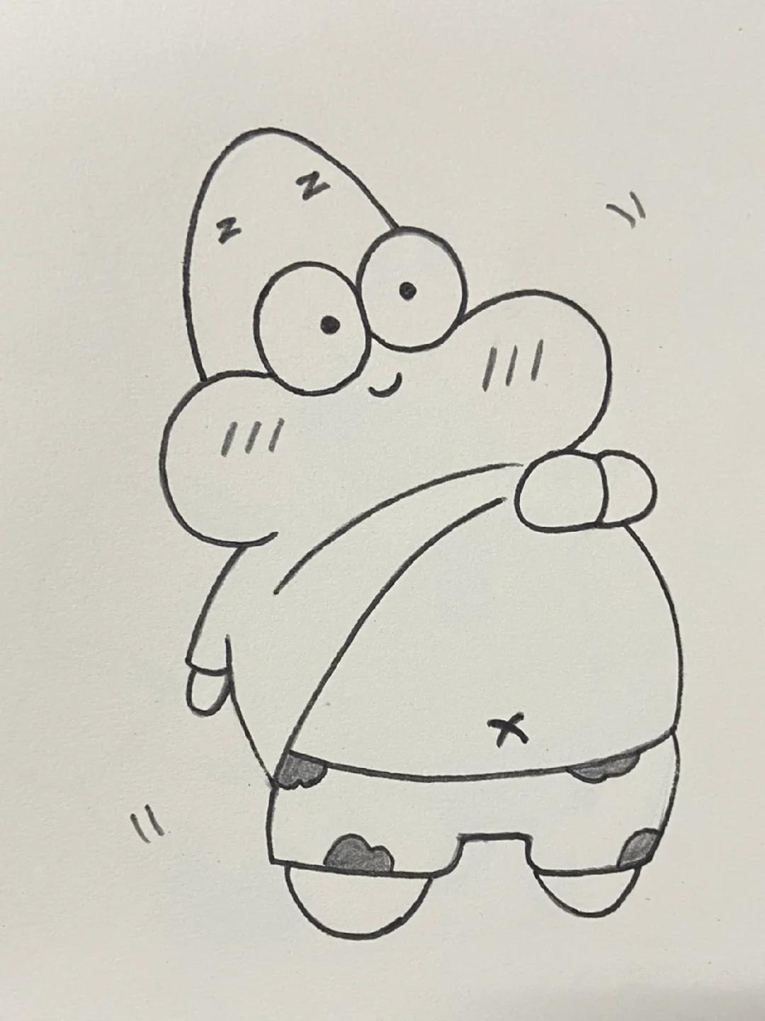 简笔画打卡day119 派大星