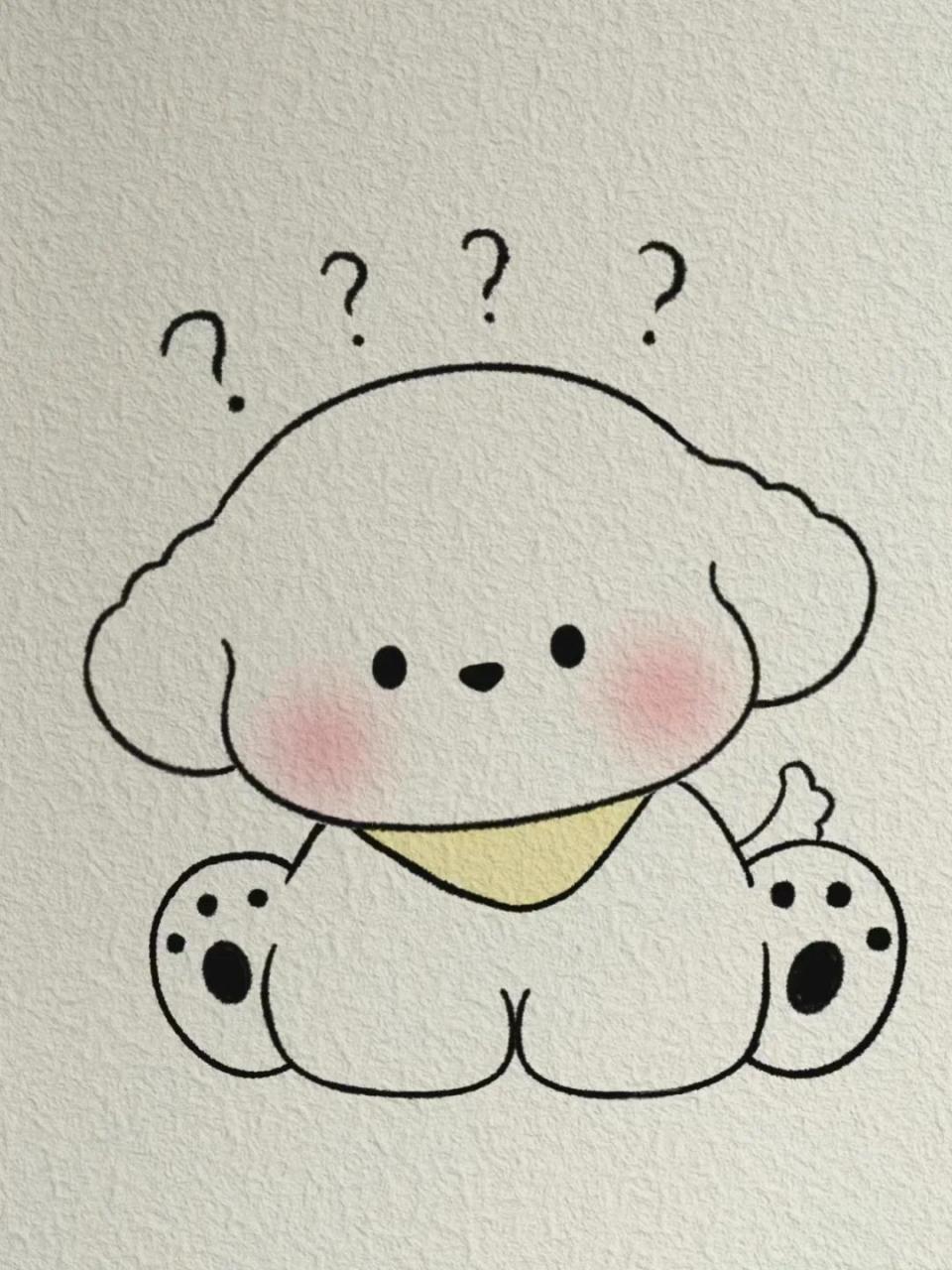 超可爱简笔画合集 每一幅都超可爱 而且都很简单