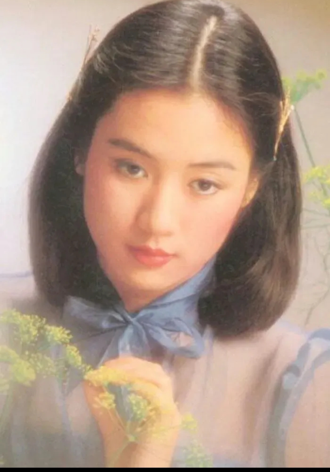 吕秀菱的美和林青霞的英气美不同她是典型的大家闺秀眉目如画浦适