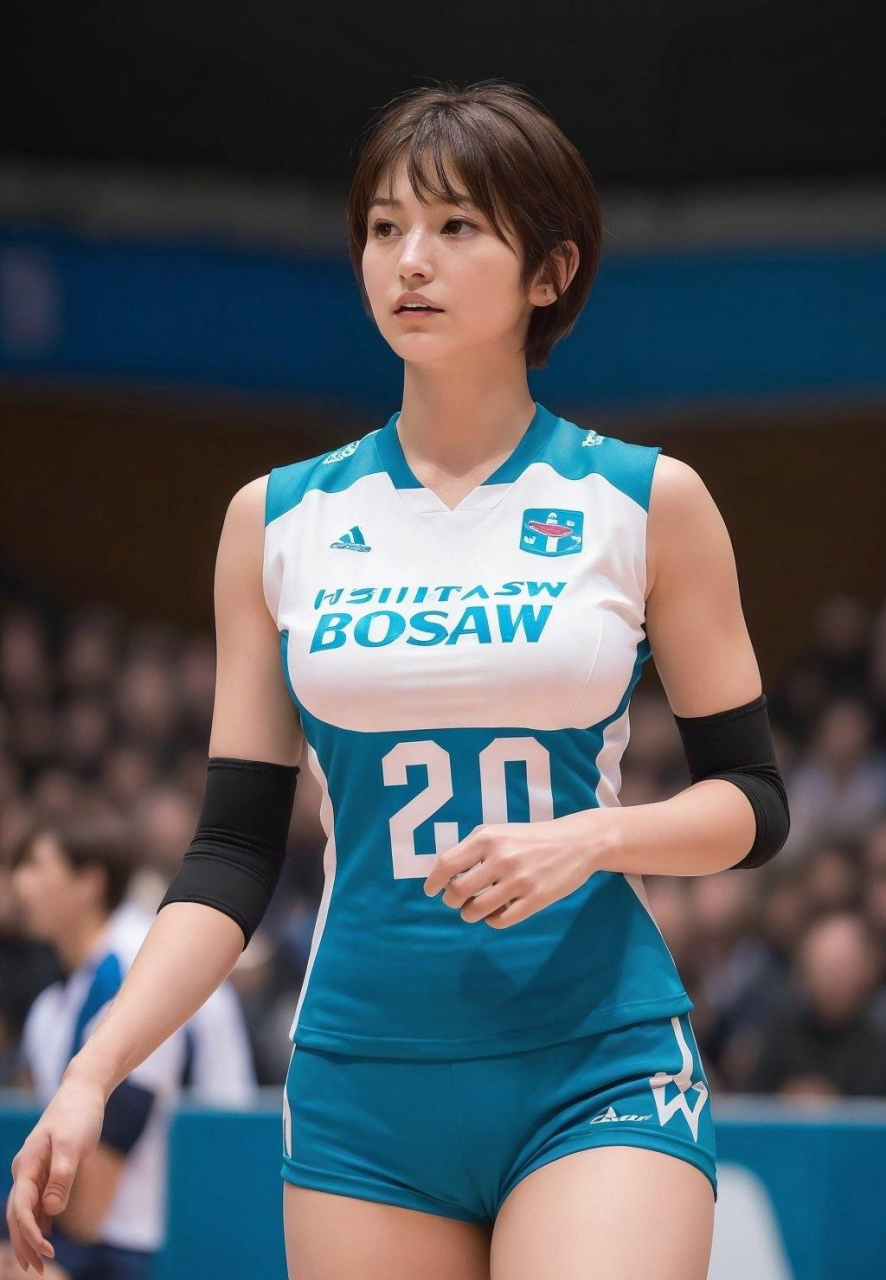 木村纱织,这位排球界的佳人,每一次跳跃都展现出她紧致而富有弹性的