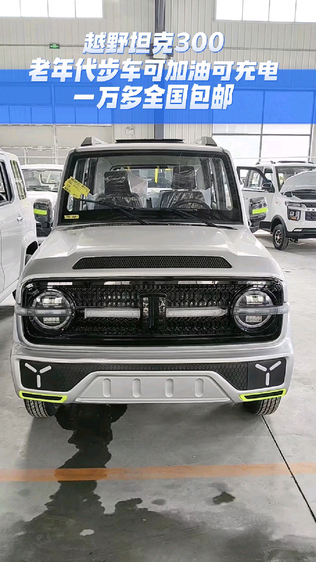 老年代步车#可加油可充电