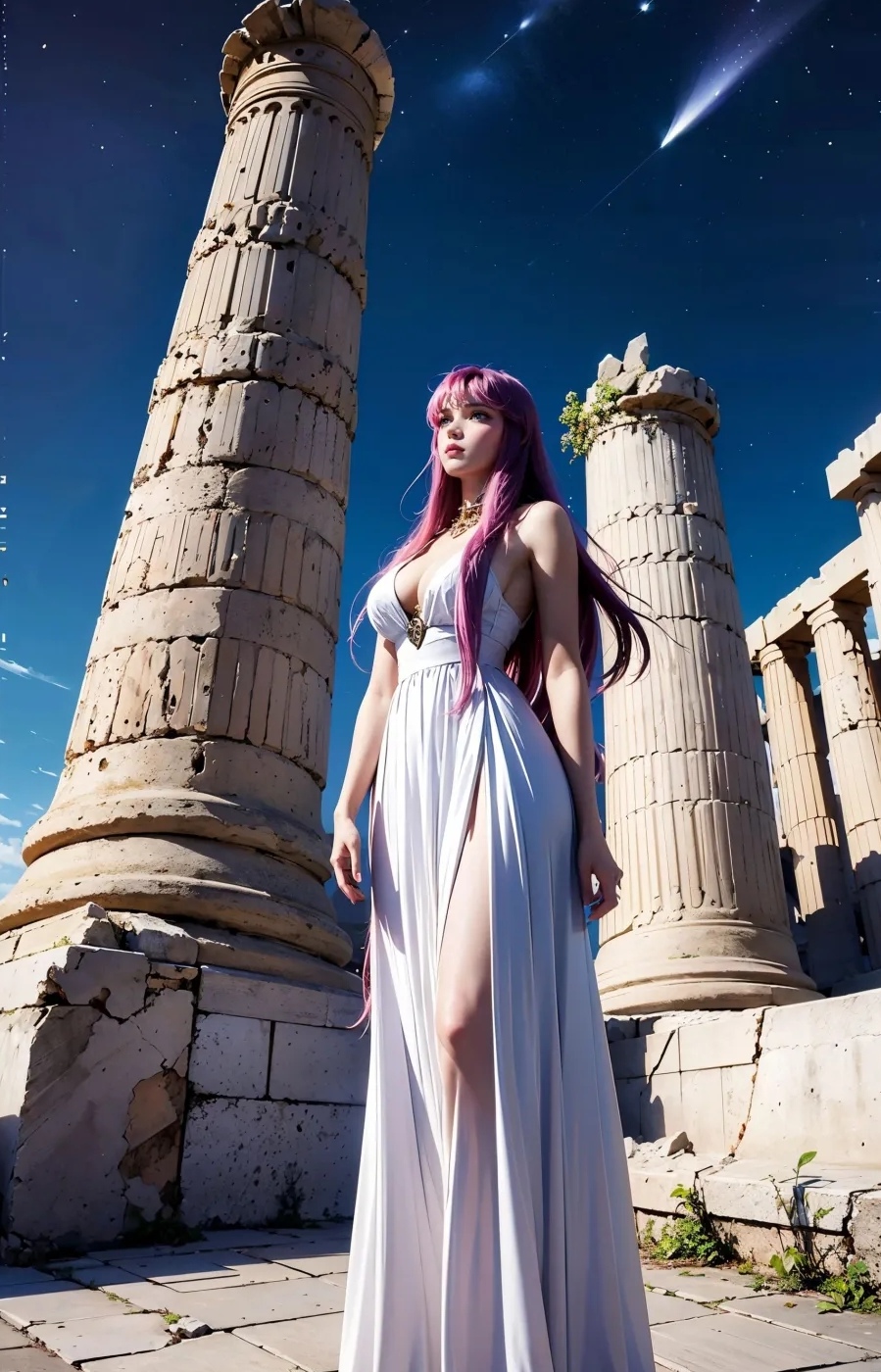 网红美女cos雅典娜,竟比动漫还美?网友直呼:女神降临!