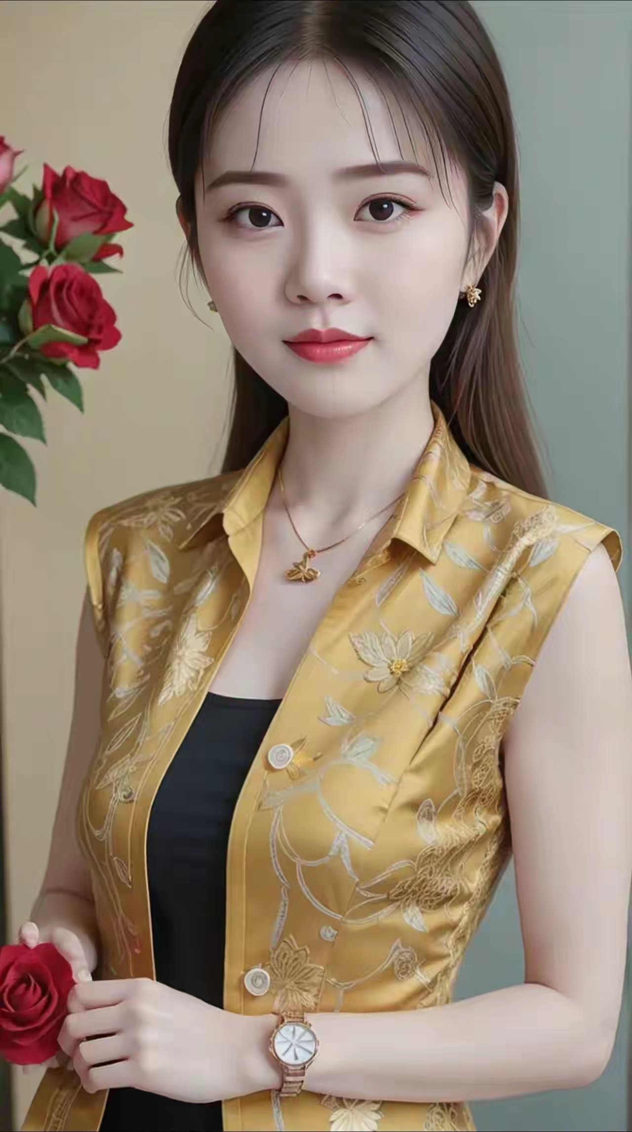 美女小姐姐长的好看,好漂亮啊!