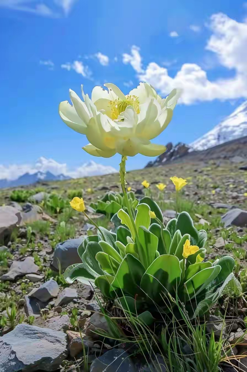 雪山上的雪莲花  #热点引擎计划