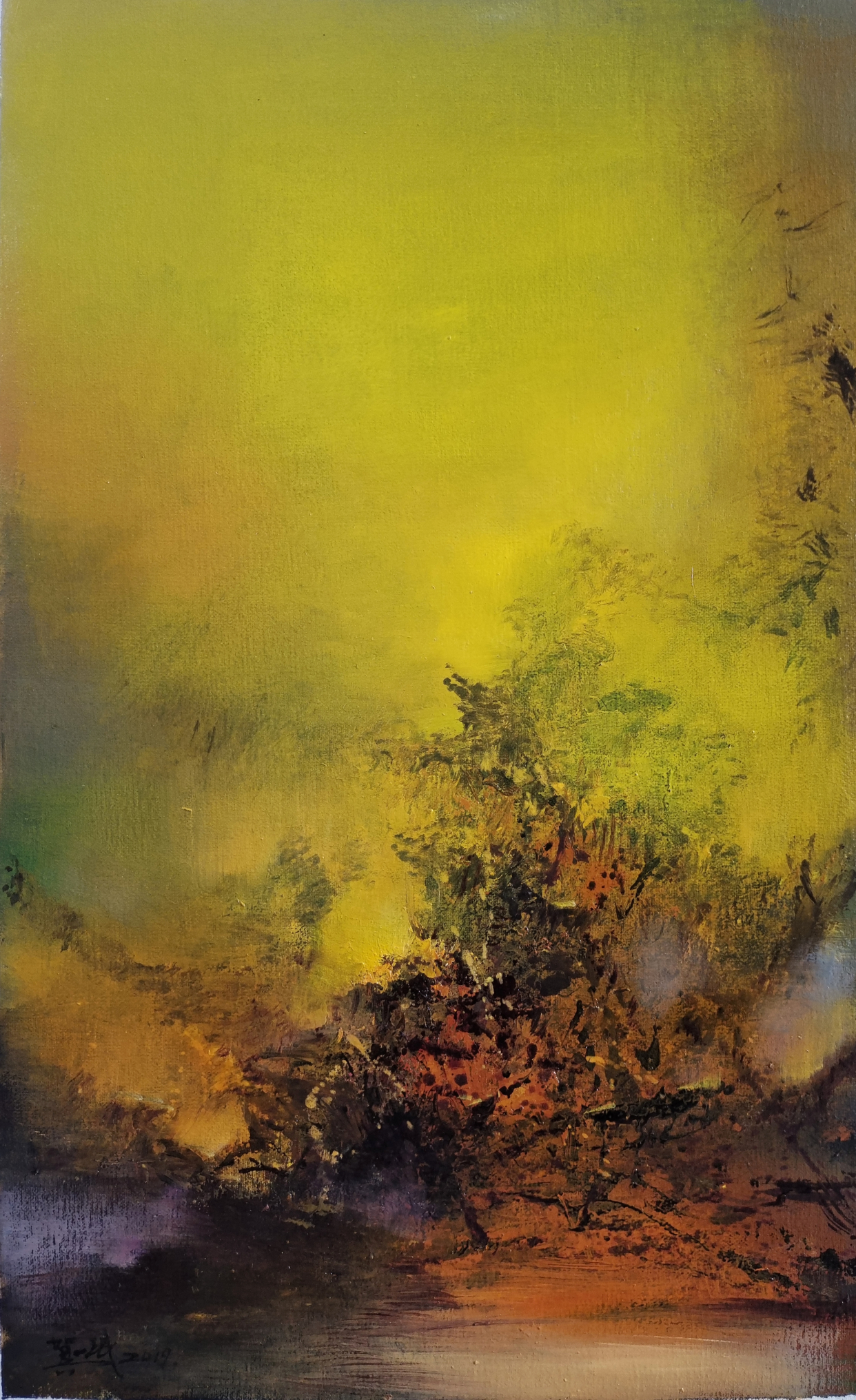 意象油画大师贺一珉:当代艺术界的璀璨之星