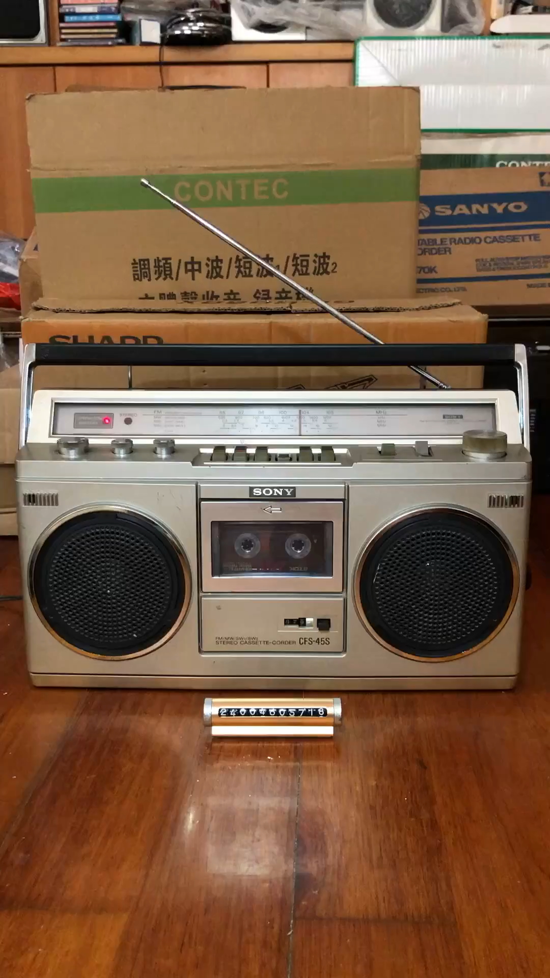 sony索尼收录机声音棒极了,日本索尼收录机做工精致