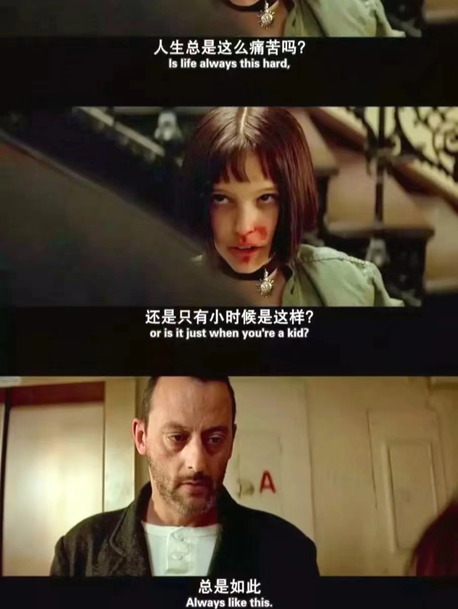 《这个杀手不太冷》经典台词分享