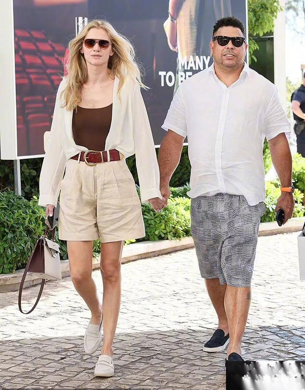 47 岁的巴西足球明星罗纳尔多与 33 岁的妻子塞琳娜