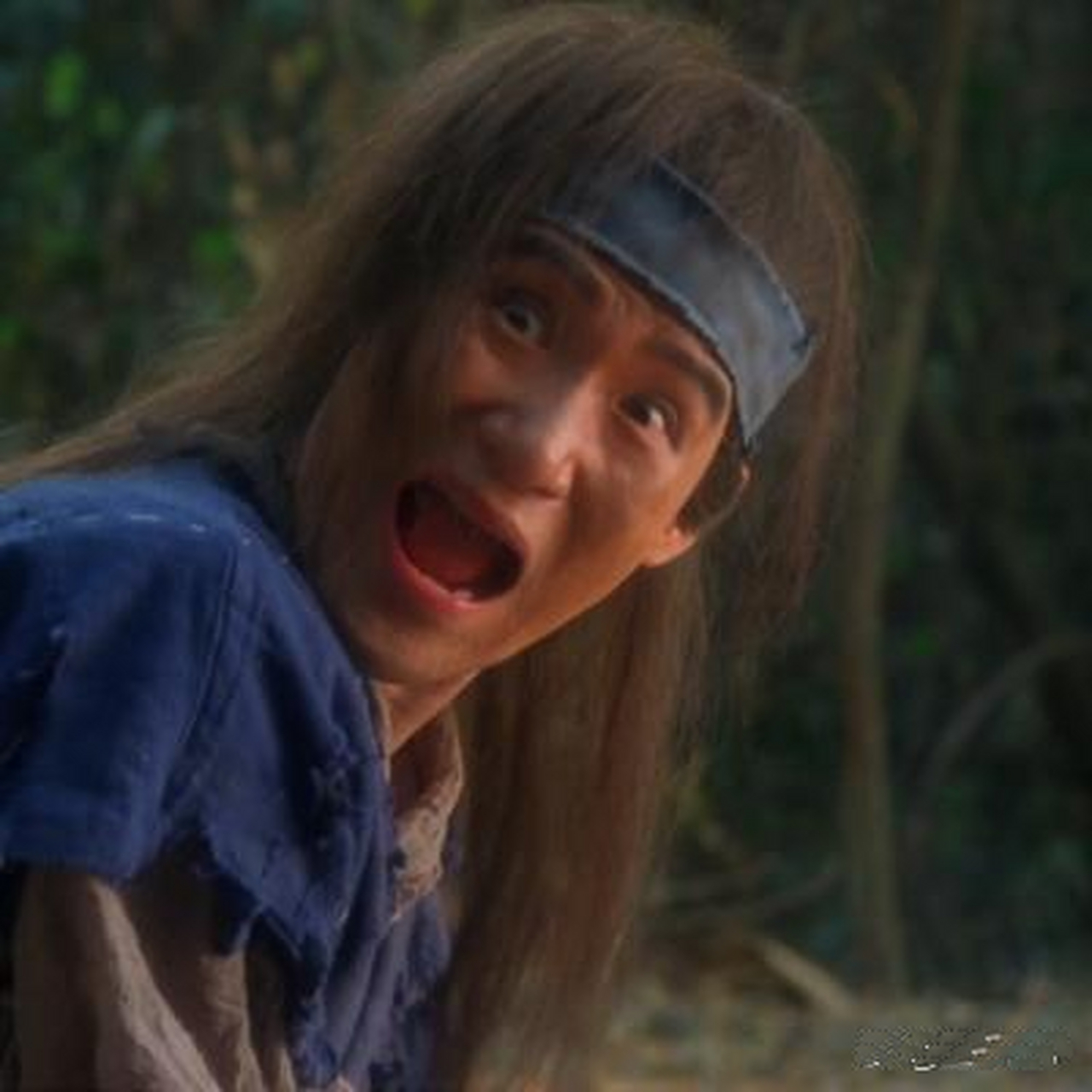 东成西就里张学友,凭借精湛的演技,贡献出无数经典的表情包