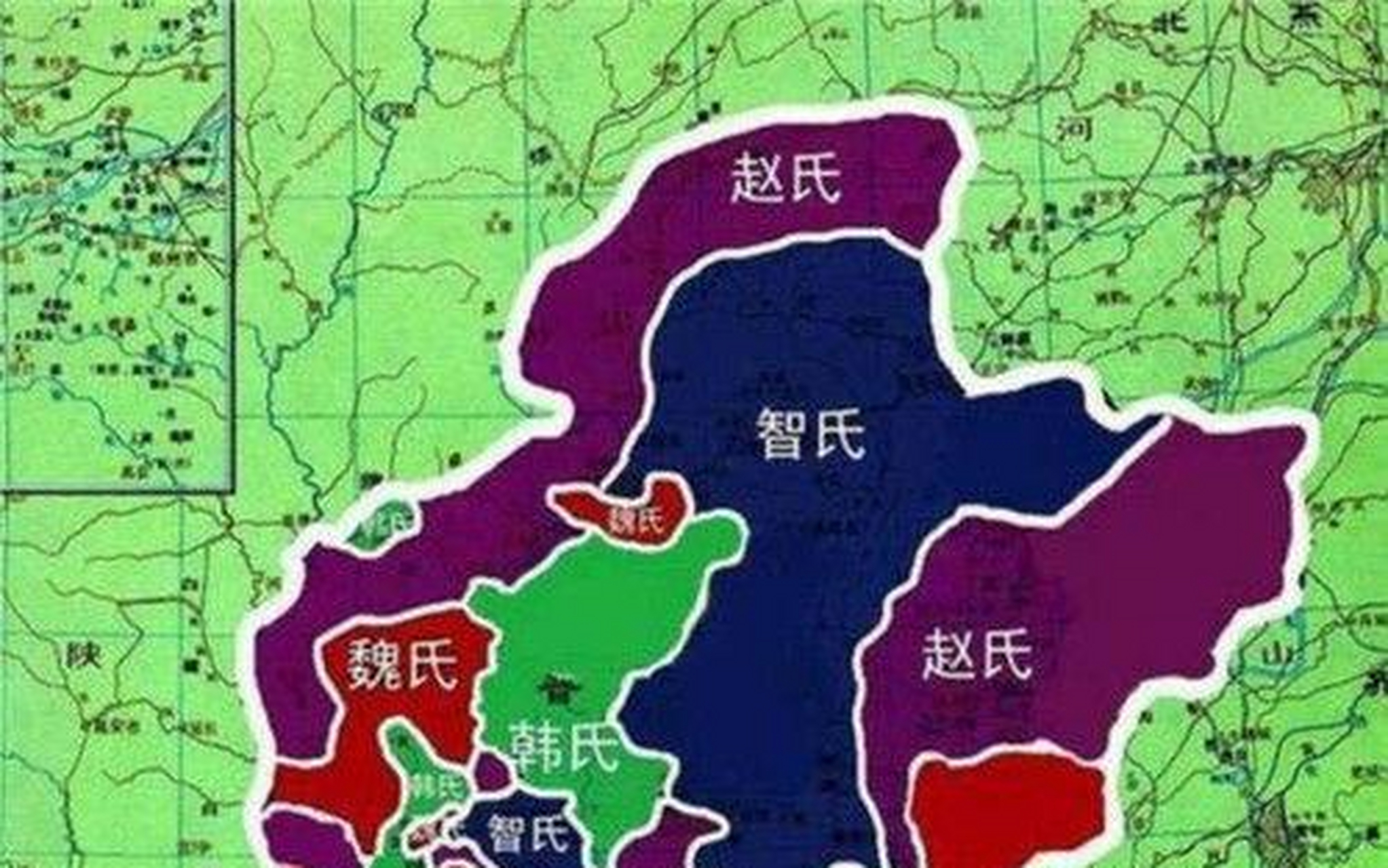 智氏作为晋国最厉害的家族,为什么三家分晋没有智氏?