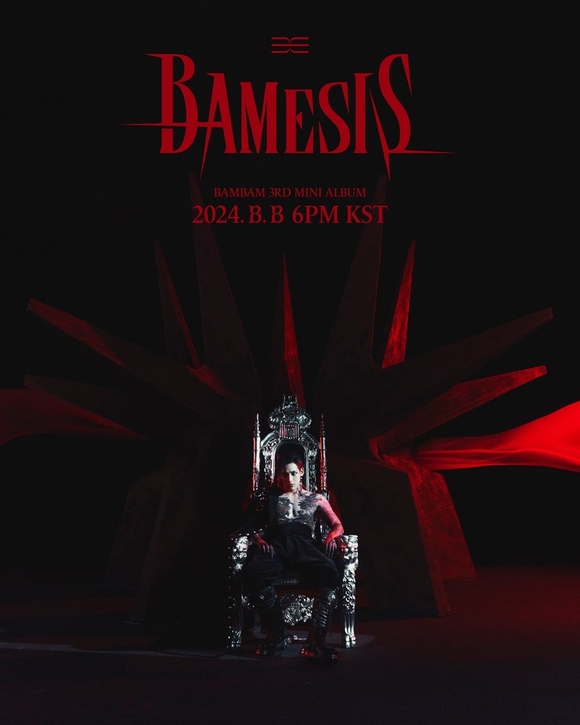 GOT7的BamBam时隔1年5个月回归！8月8日发行第三张迷你专辑《BAMESIS》