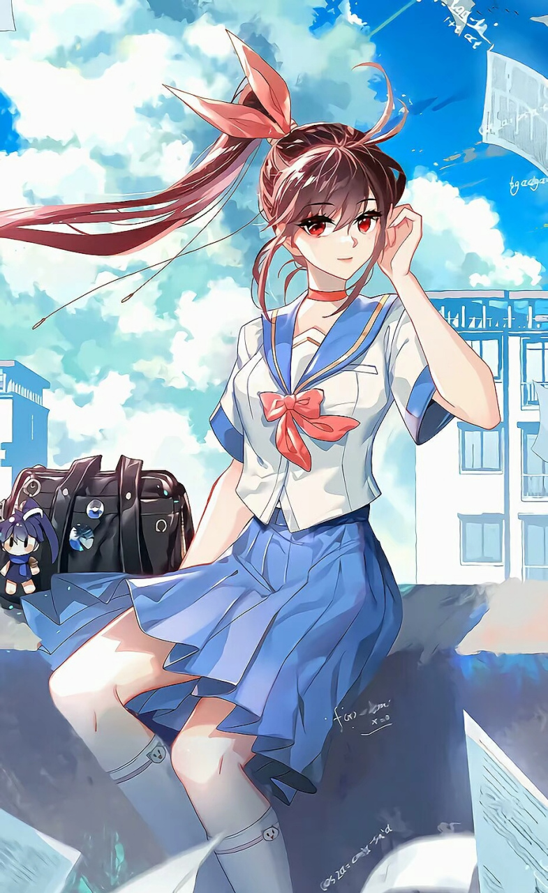 穿校服的小舞也太美了吧!#斗罗大陆