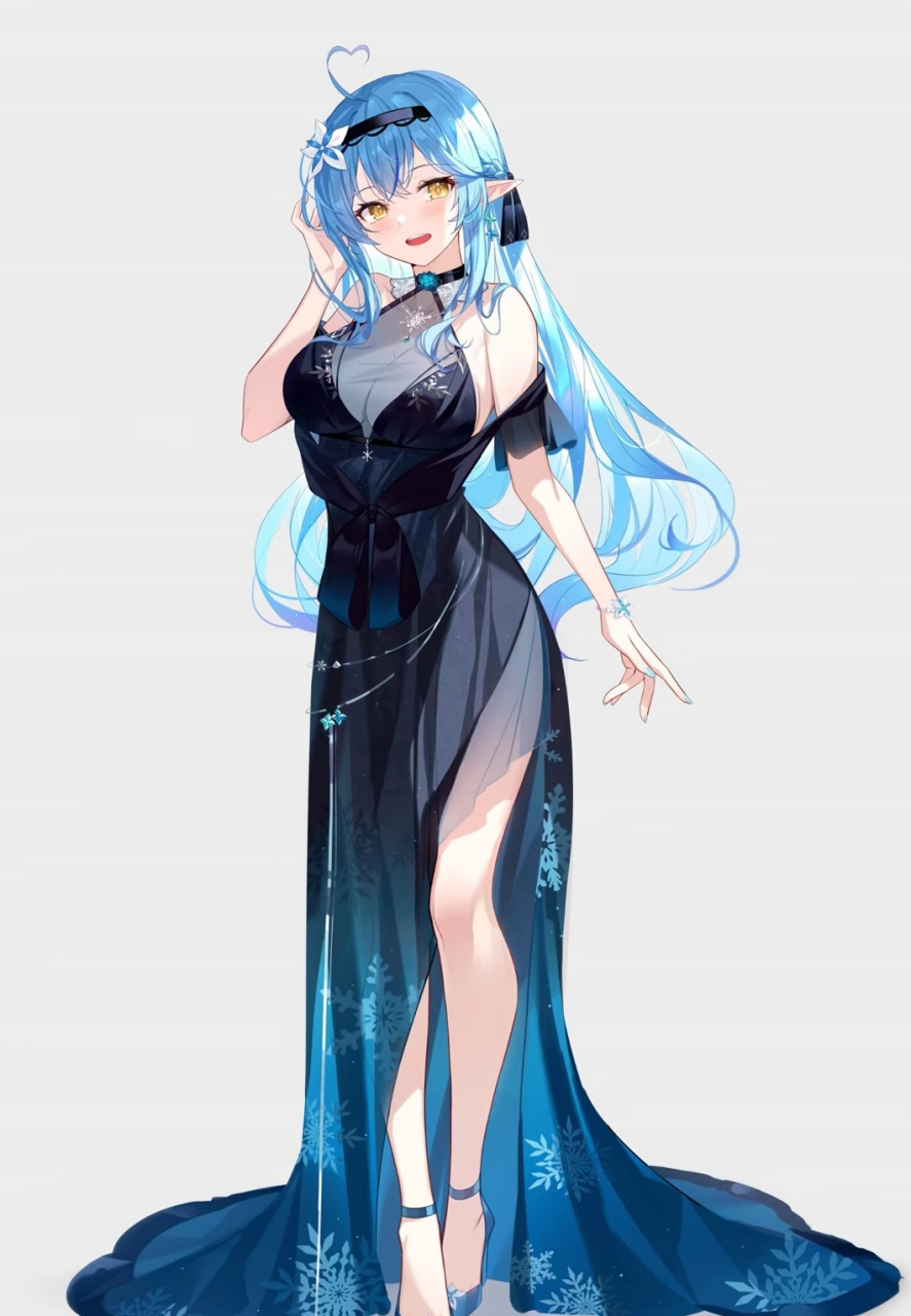 穿裙子的小姐姐的大长腿也太美了吧#二次元