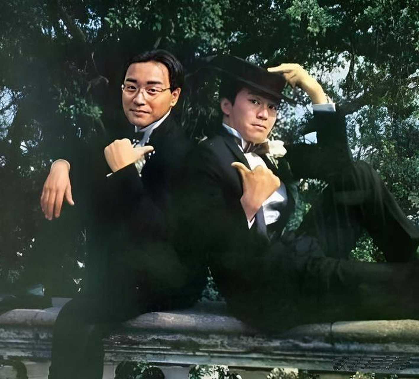 在电影《家有喜事》中,周星驰与张国荣贡献出神级的演技,让票房大卖