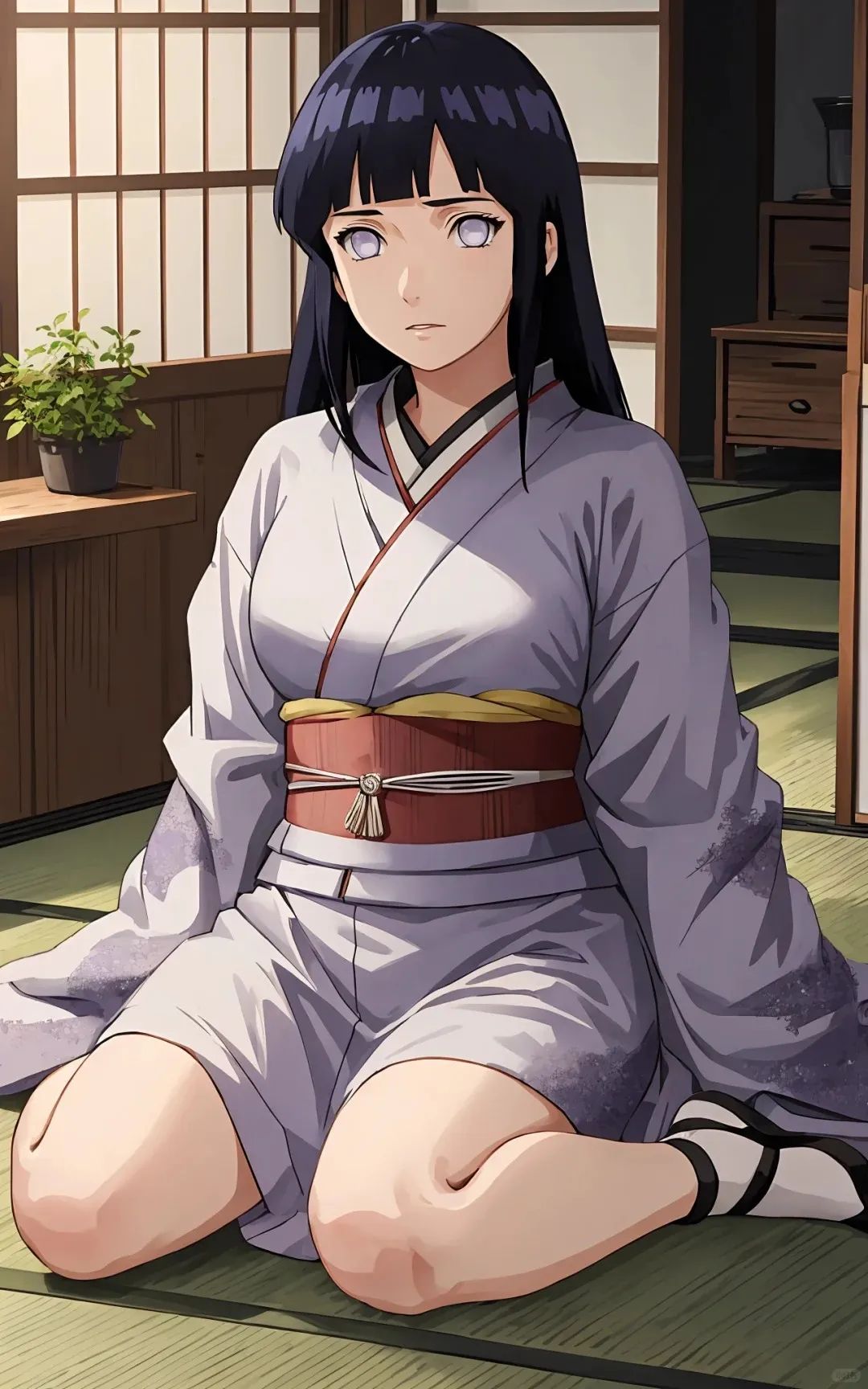 火影忍者,和服雏田,大小姐简直太太太迷人了