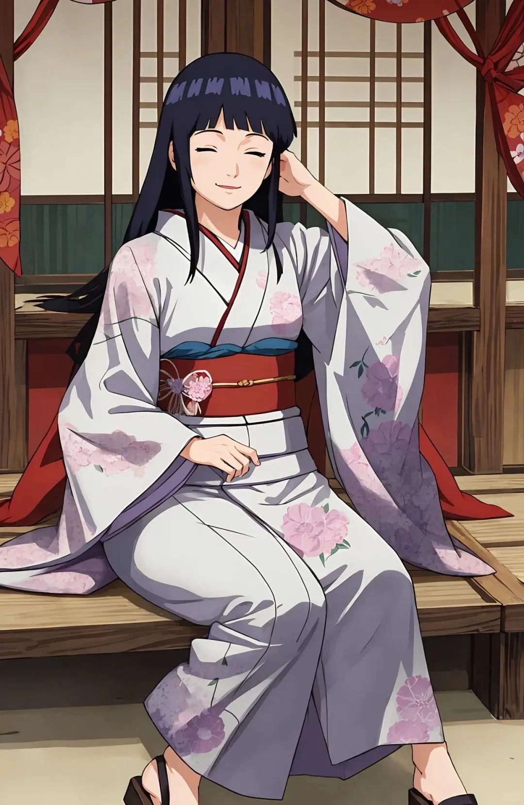 火影忍者,和服雏田,大小姐简直太太太迷人了