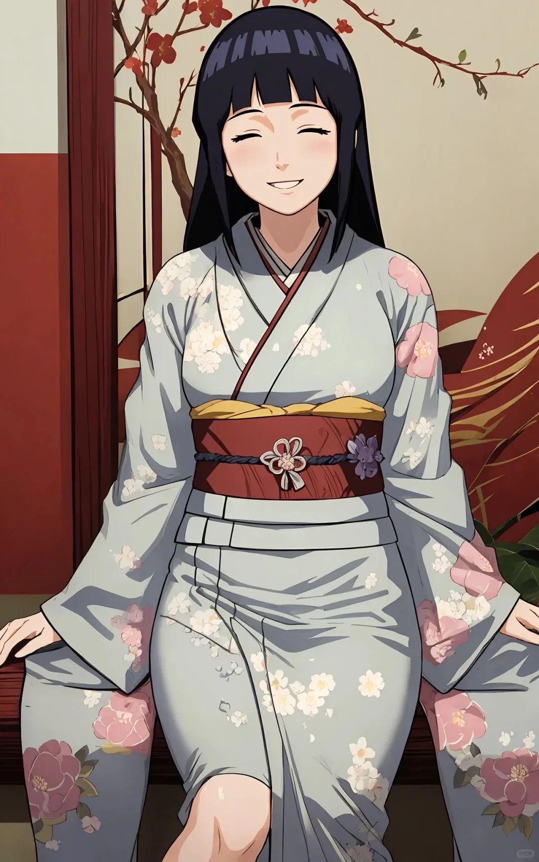 火影忍者,和服雏田,大小姐简直太太太迷人了