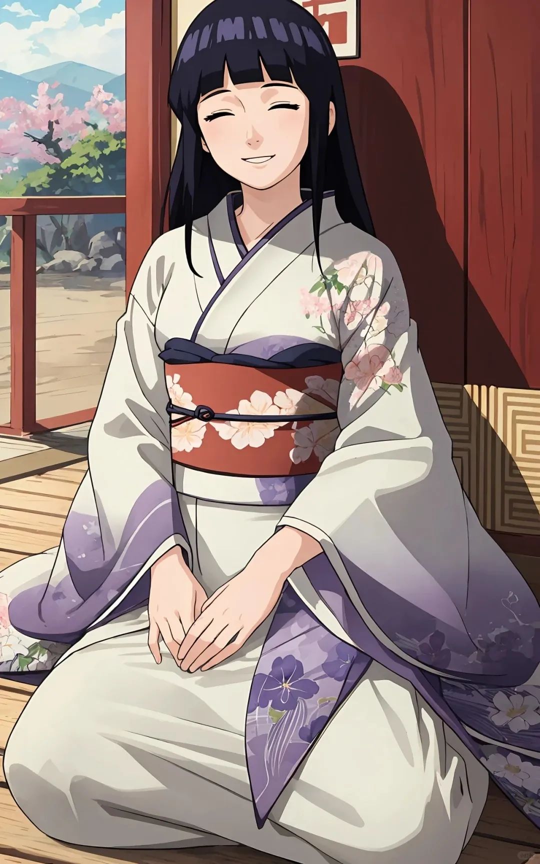 火影忍者,和服雏田,大小姐简直太太太迷人了