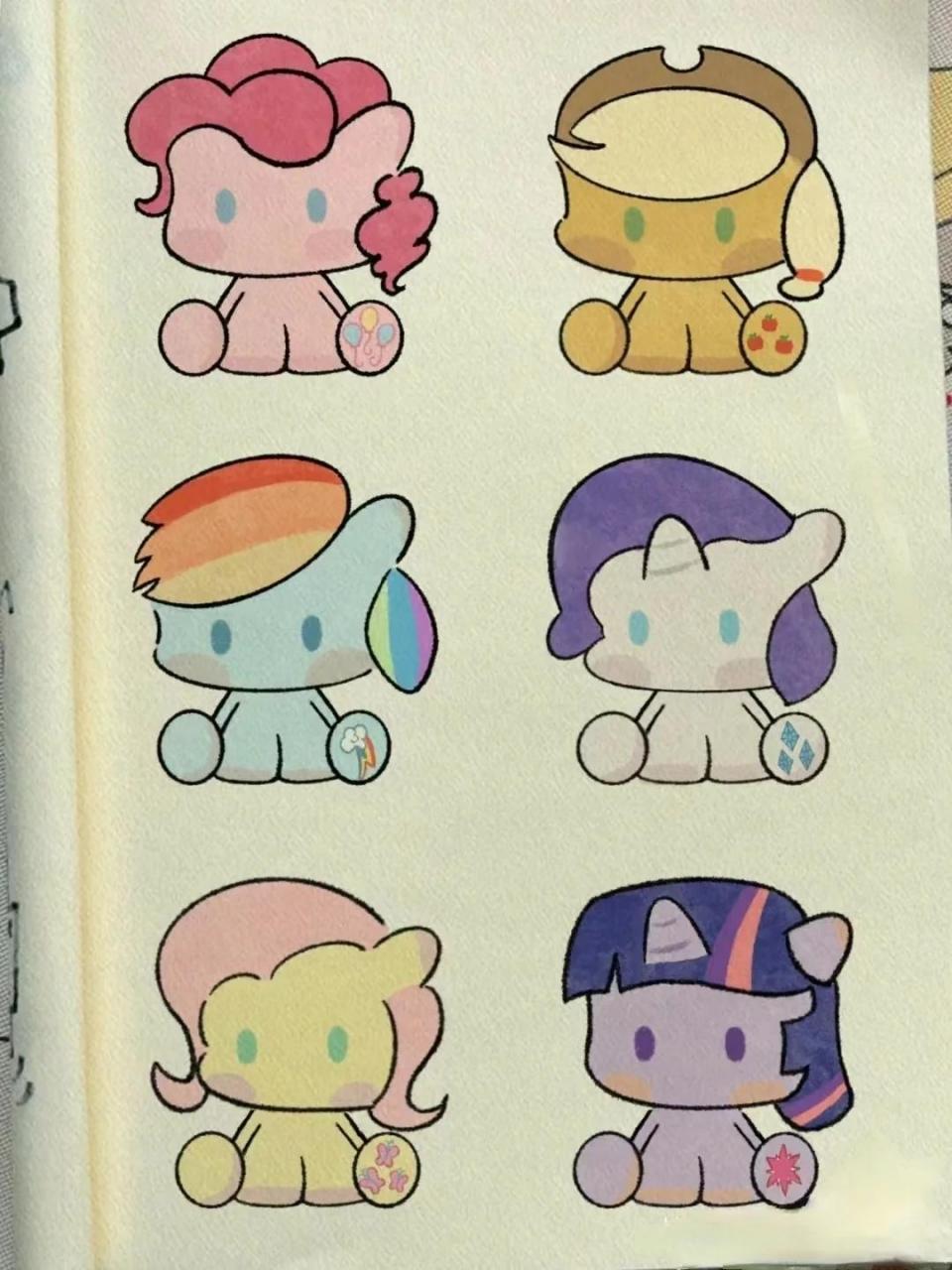 小马宝莉简笔画!