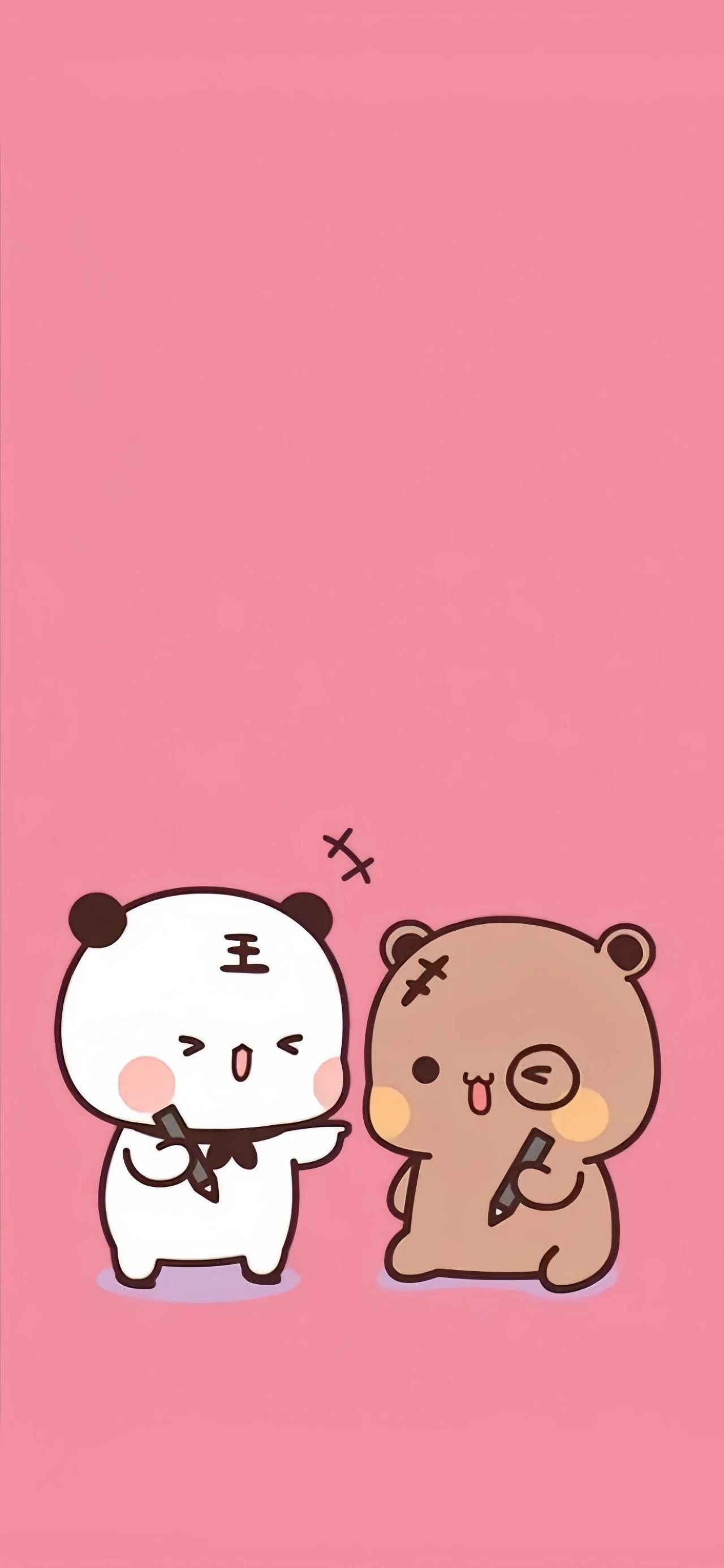 一二布布# #情侣间搞笑日常# #情感# [滑稽]可爱的表情包壁纸有糜有