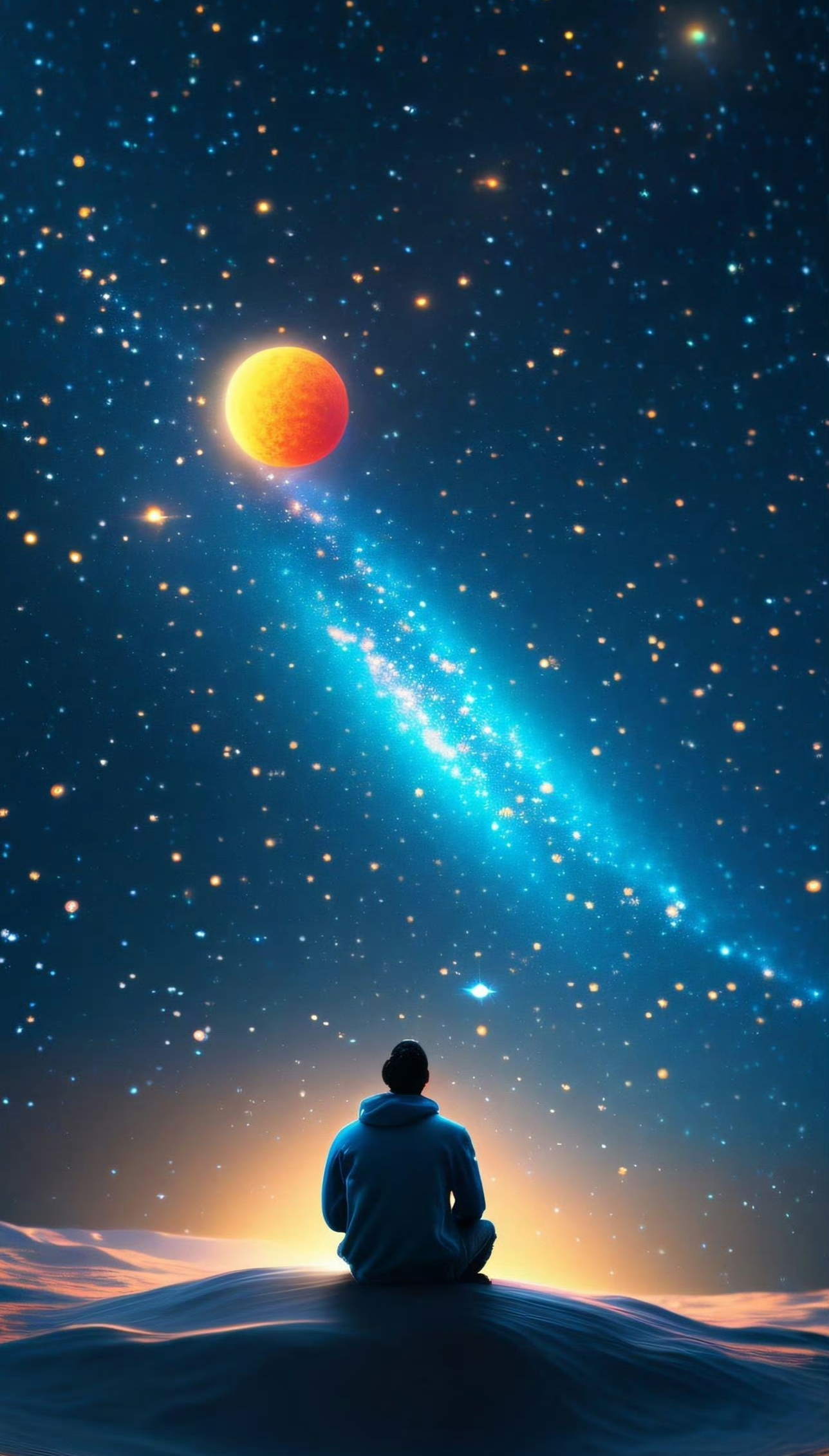 孤独的星球 创意宇宙星空.#动态连更挑战