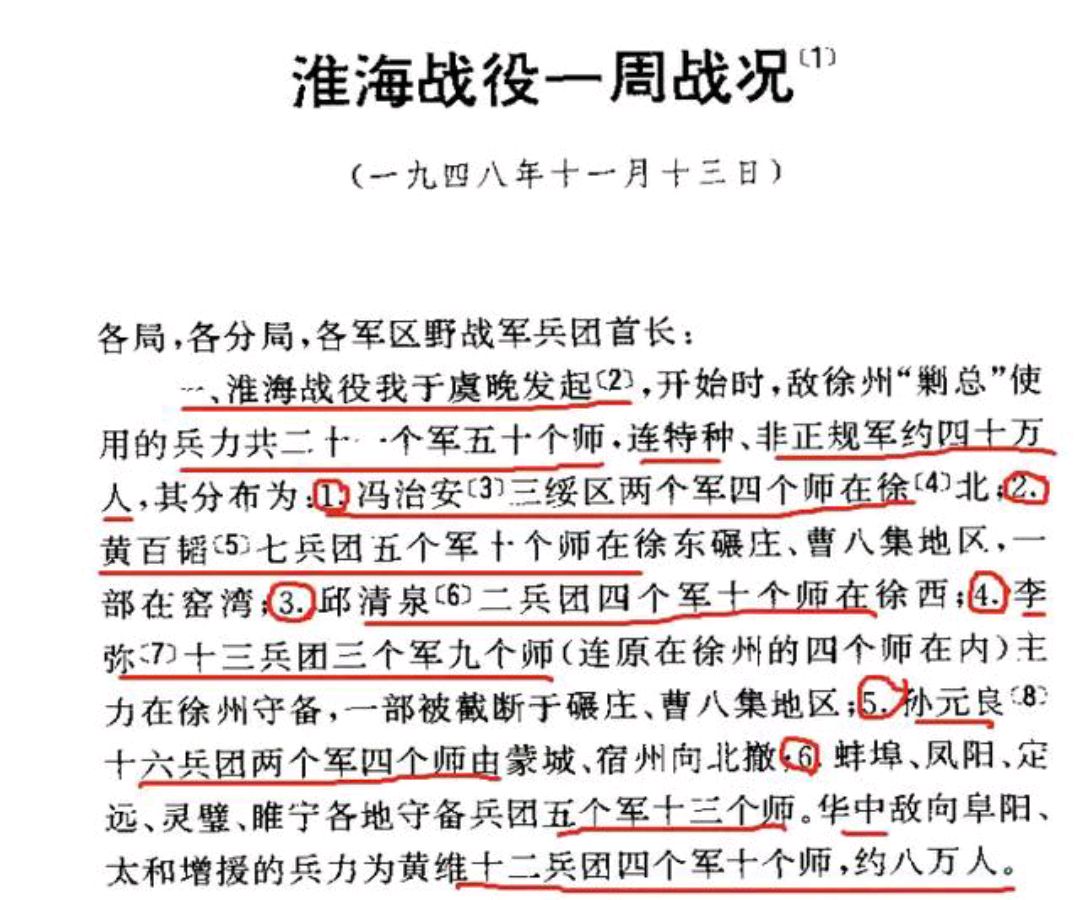 一哥"俗人读史"之:黄维第12兵团被围于双堆集的兵力到底有多少