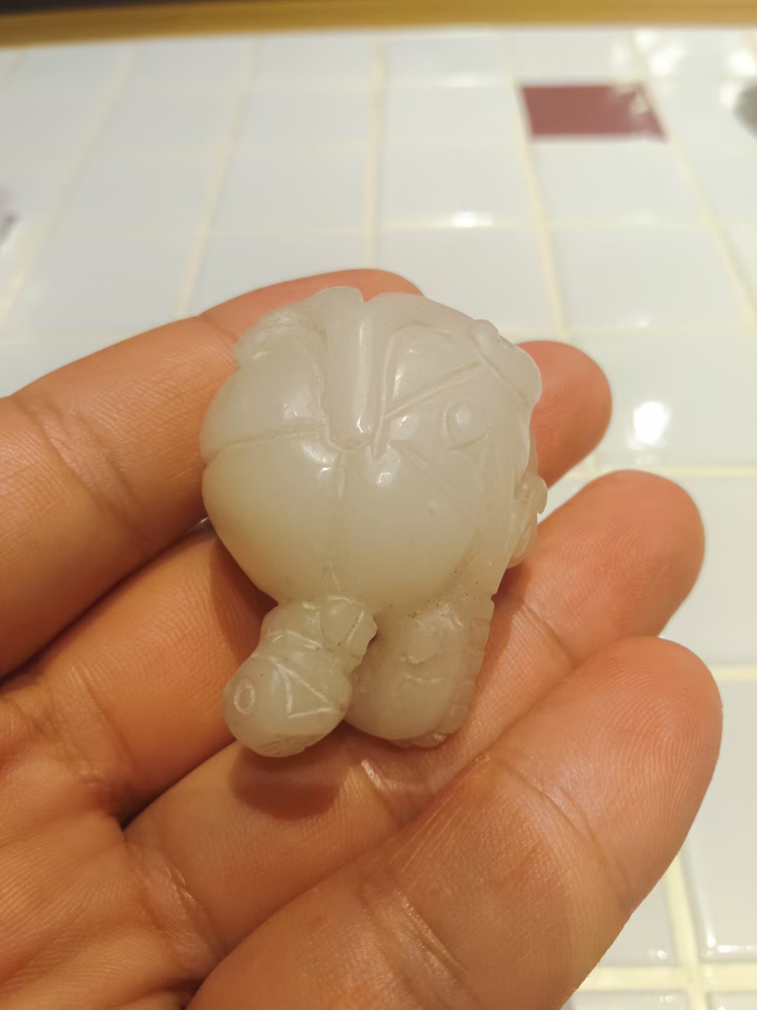 青海白玉有少量可以达到"羊脂白玉"