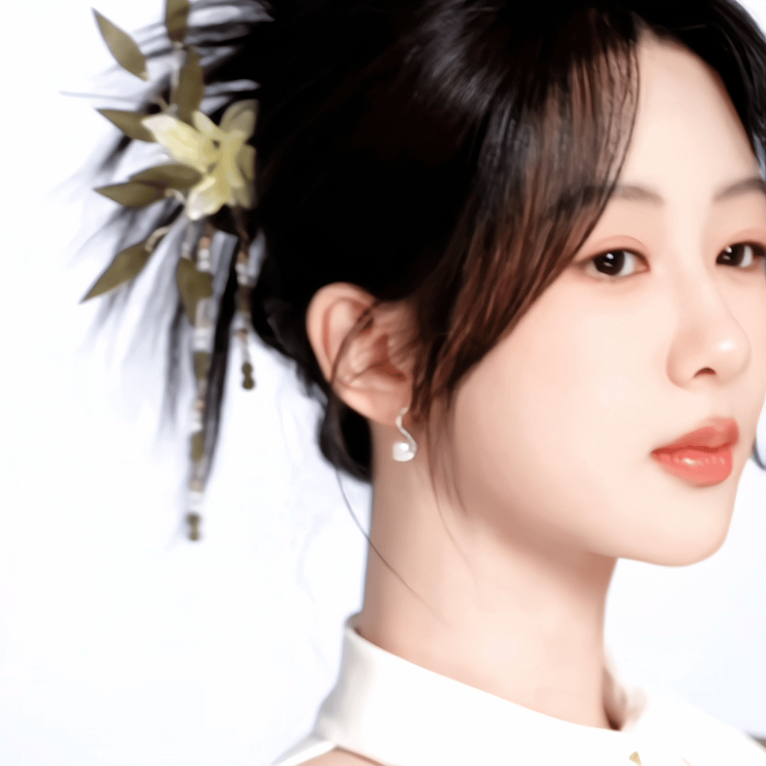 杨紫国风侧拍花絮