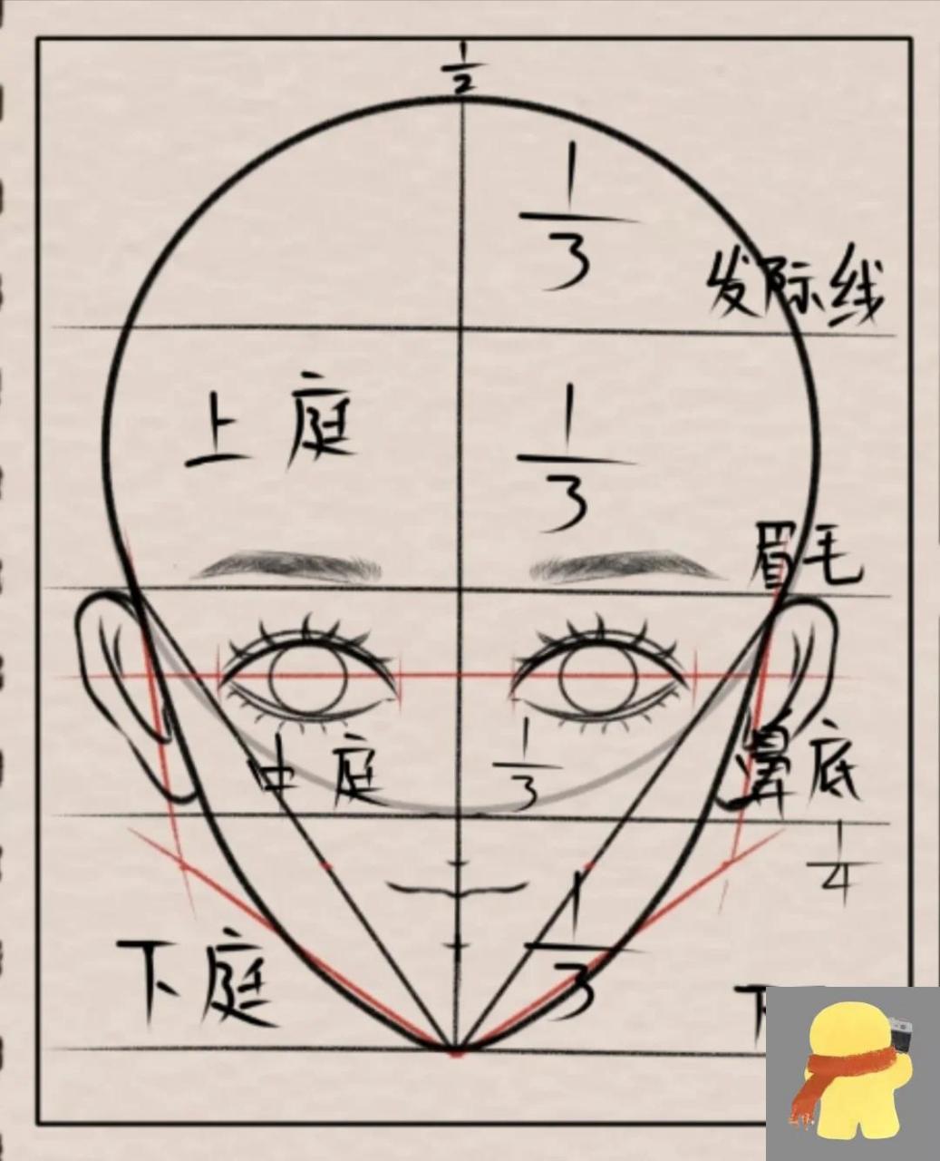 零基础学画画人物五官画法教程合集 新手小白控笔打卡 ～这期是人物
