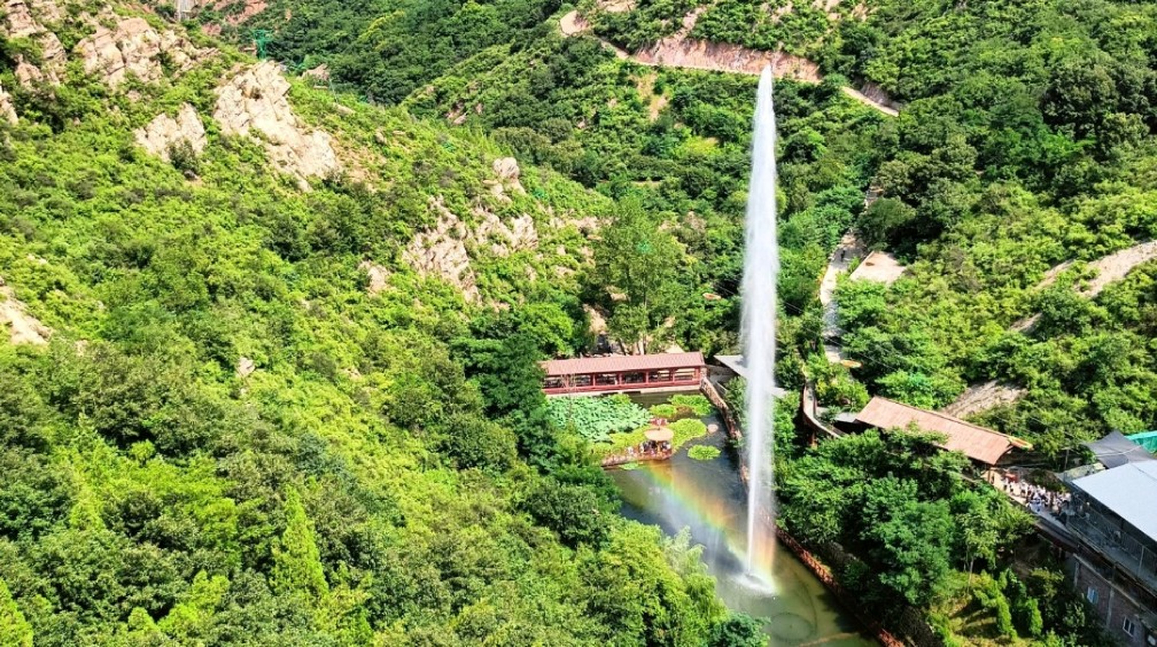 登封大熊山仙人谷景区图片