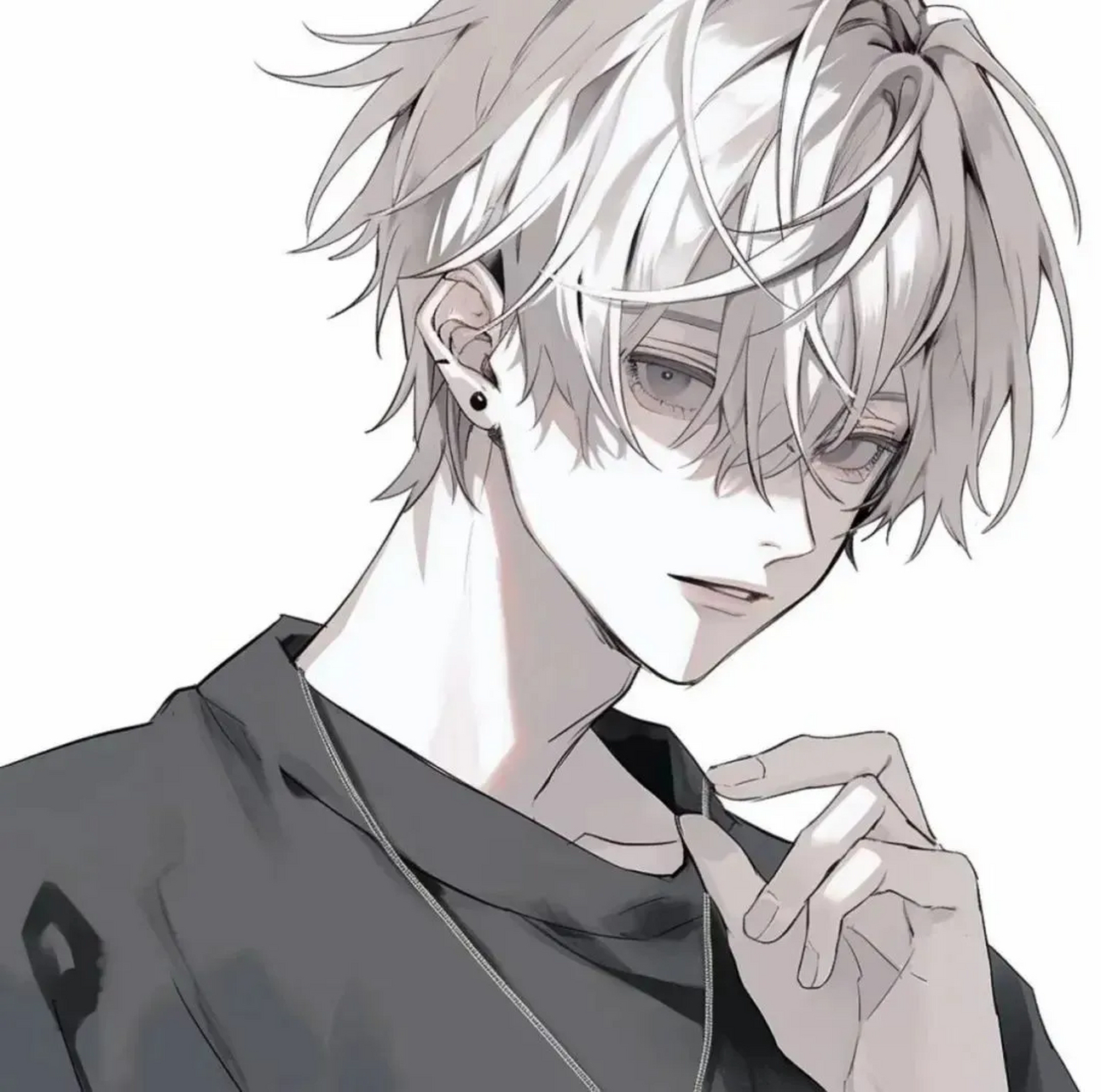 动漫男头:白毛奶狗,爱情我有