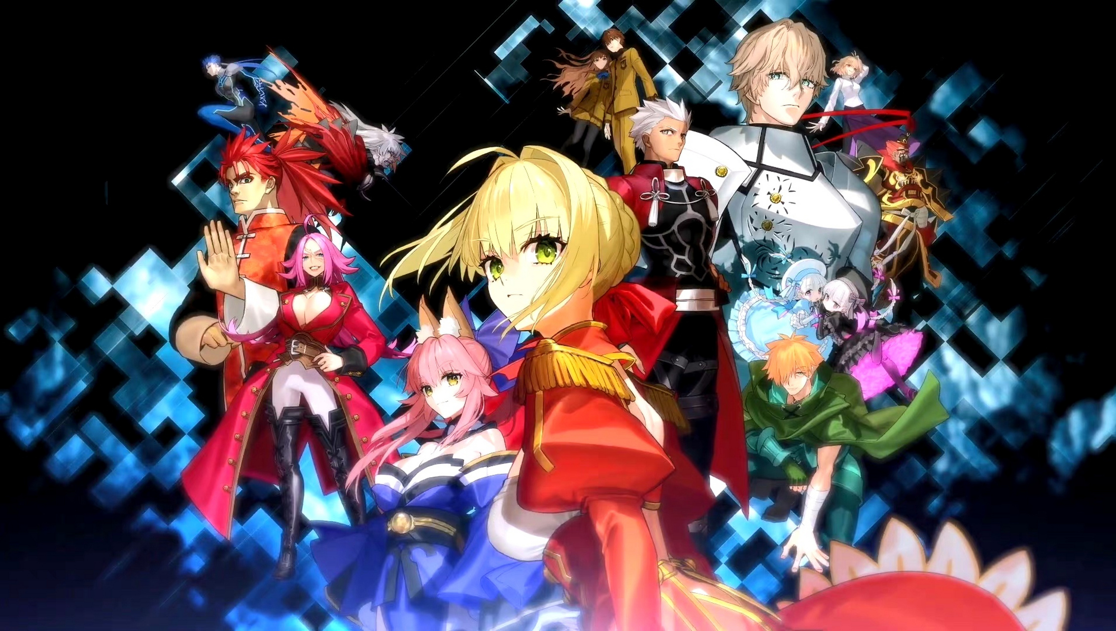 游戏《fate/extra record》视角效果图公开,游戏设定