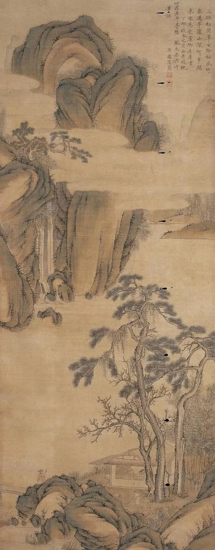 简山水作品精选九幅            高简[清](一六三四至一七o七)字澹游