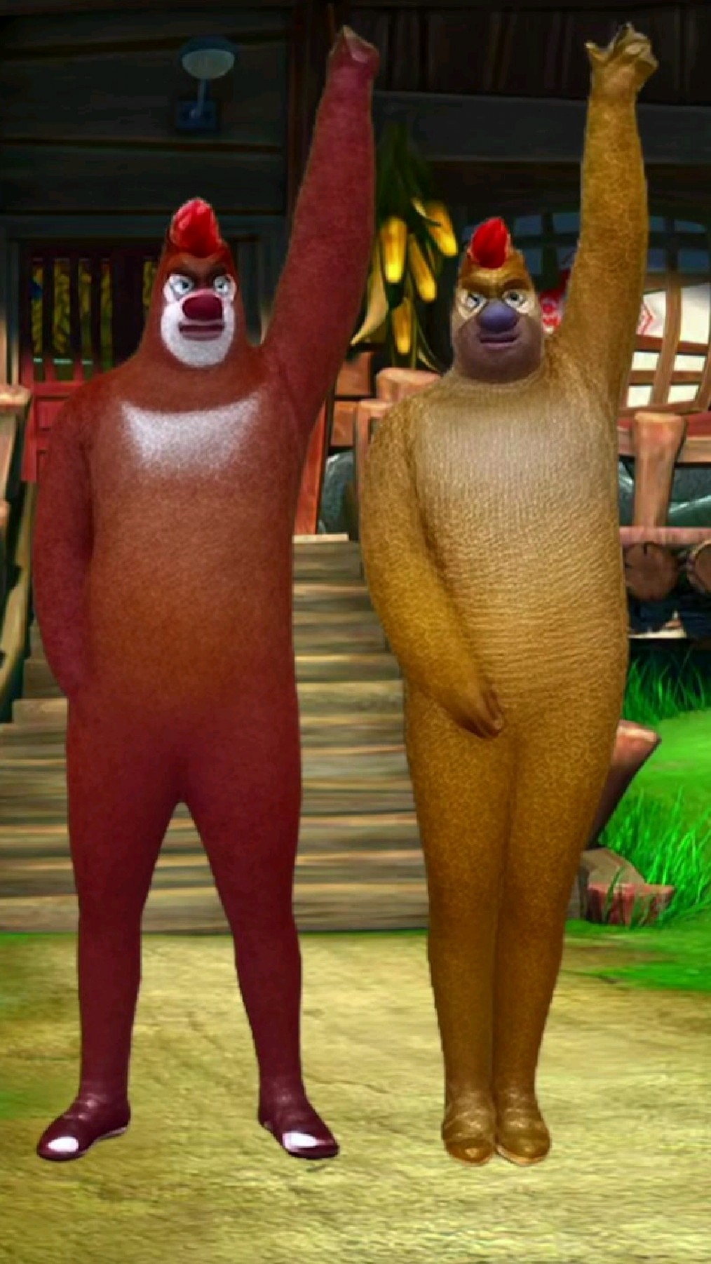 熊大熊二上大分!