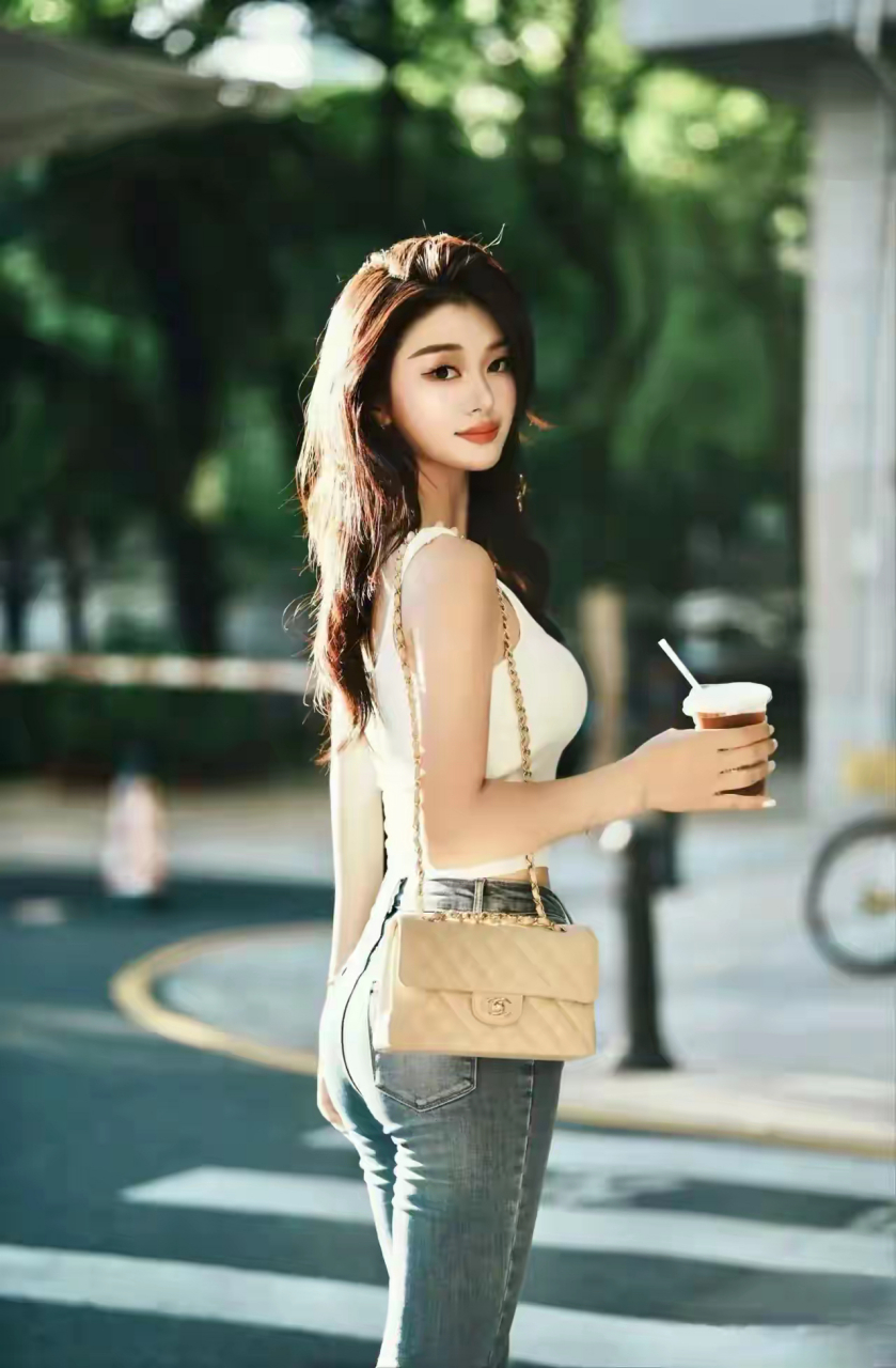 她的腰肢纤细,如杨柳般随风摇曳,每一步行走都如同在跳舞,充满了韵律