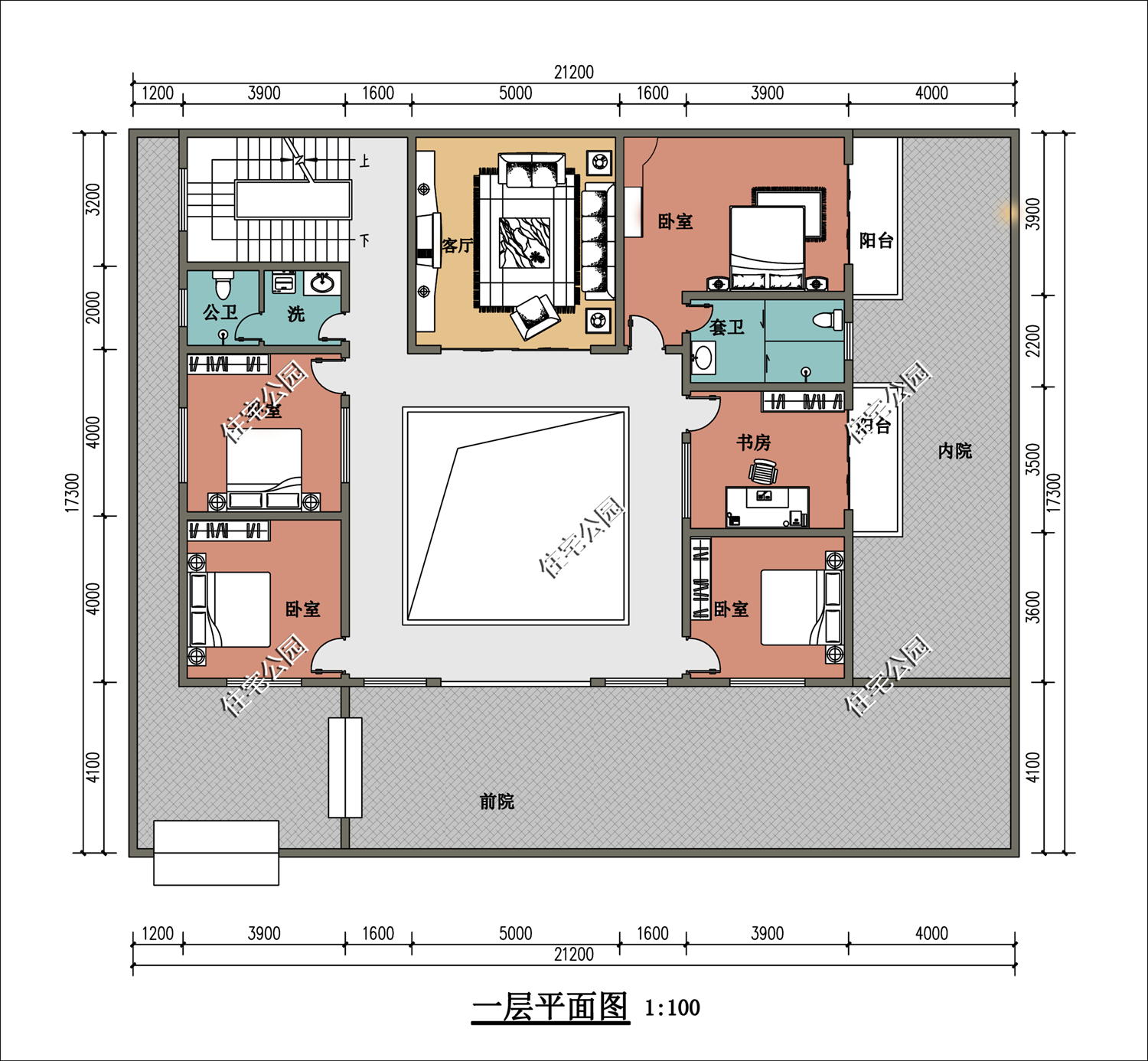 徽派中的"四水归堂"户型有多绝?这才是真正的农村好户型!