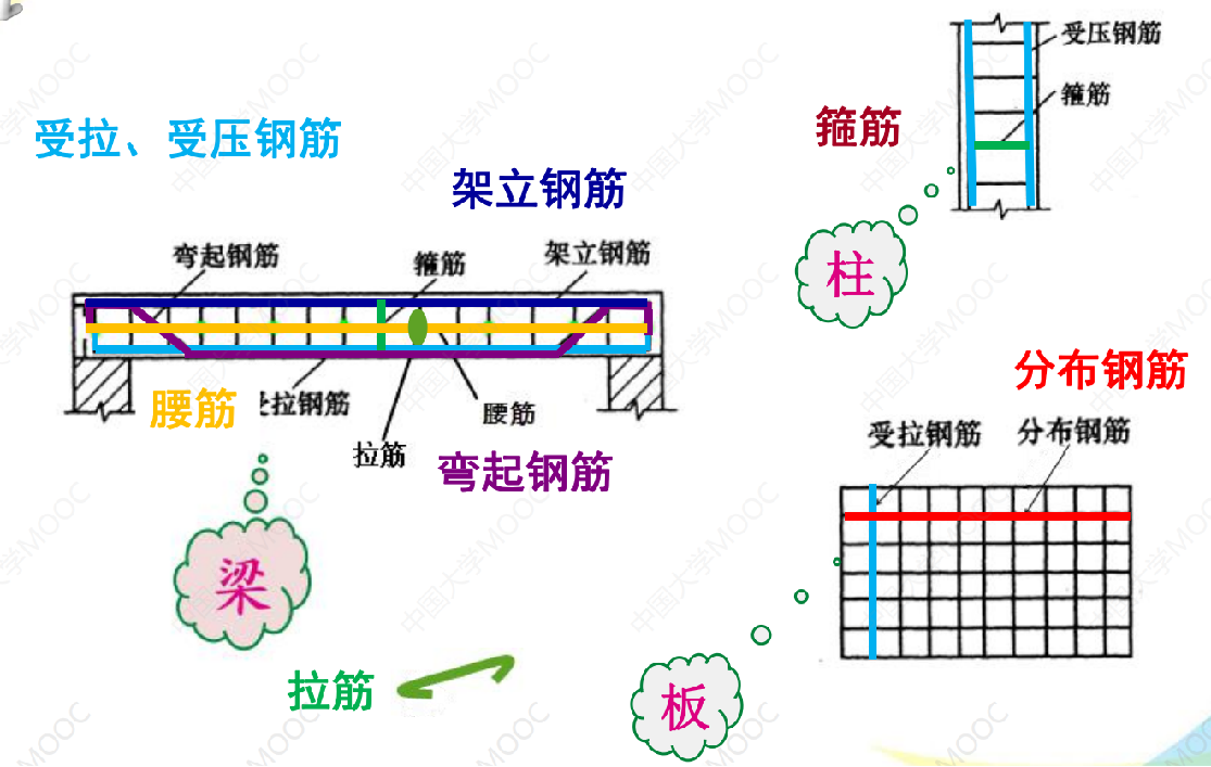 梁钢筋面筋底筋示意图图片