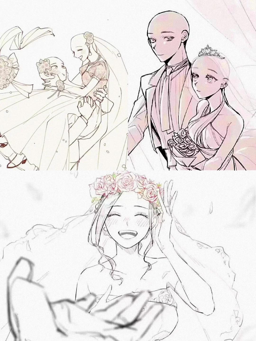 结婚模板×3 婚典若幻,往日喧嚣今已远. 一组婚礼模板